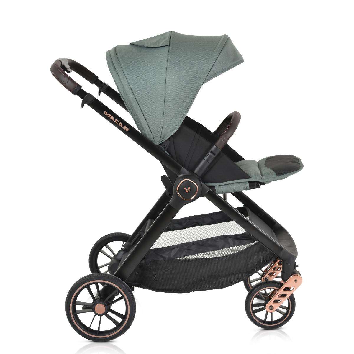 Combined stroller 2 in 1 Macan green