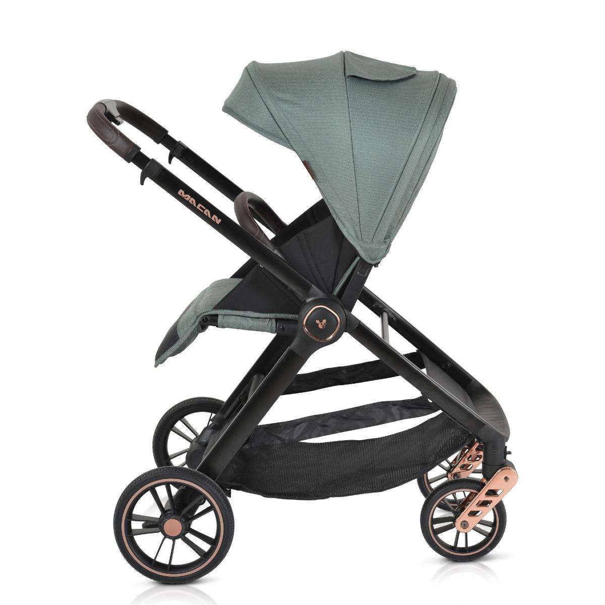 Combined stroller 2 in 1 Macan green