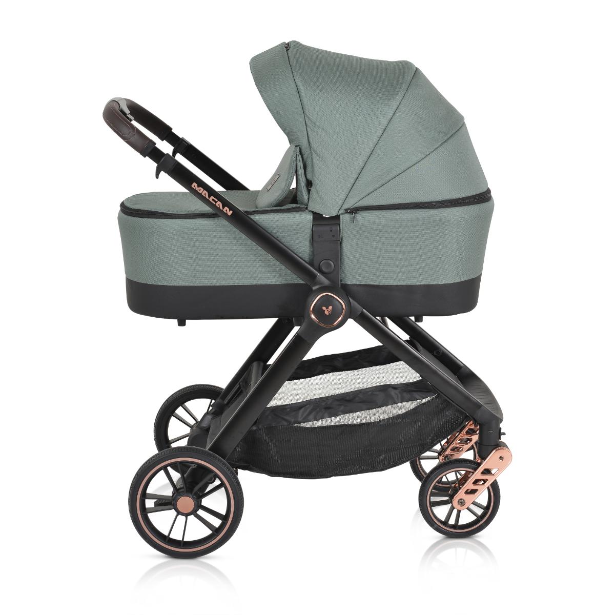 Combined stroller 2 in 1 Macan green