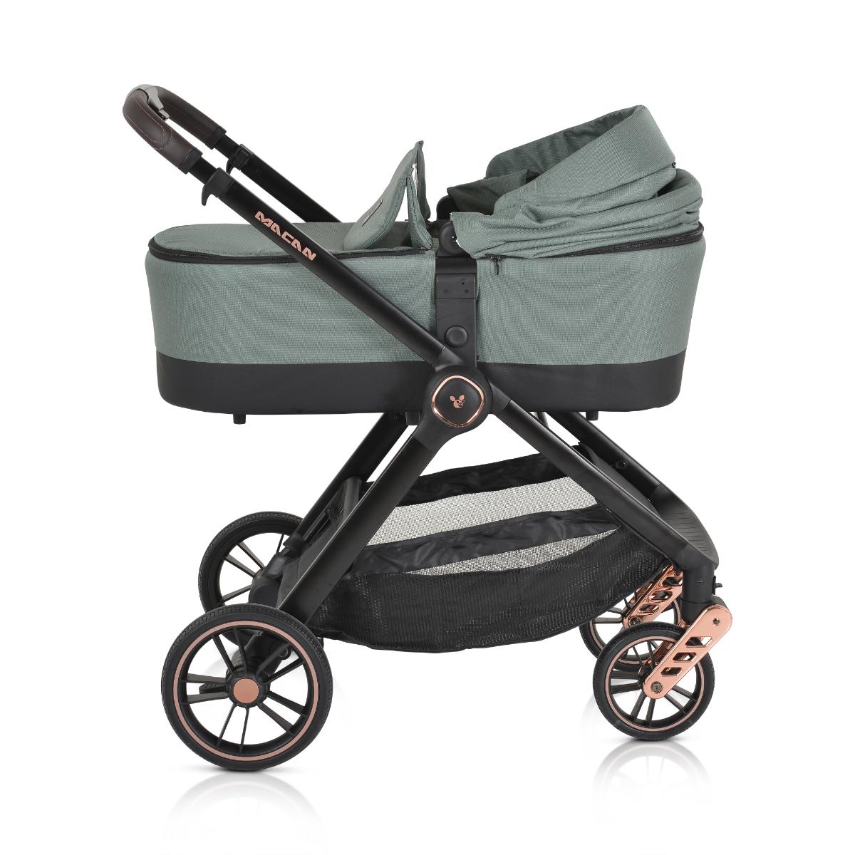 Combined stroller 2 in 1 Macan green