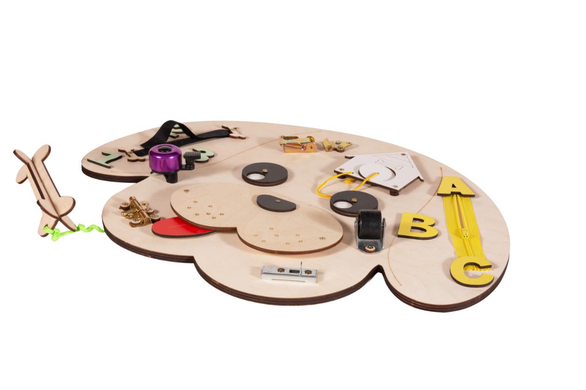 Montessori wooden board Dog