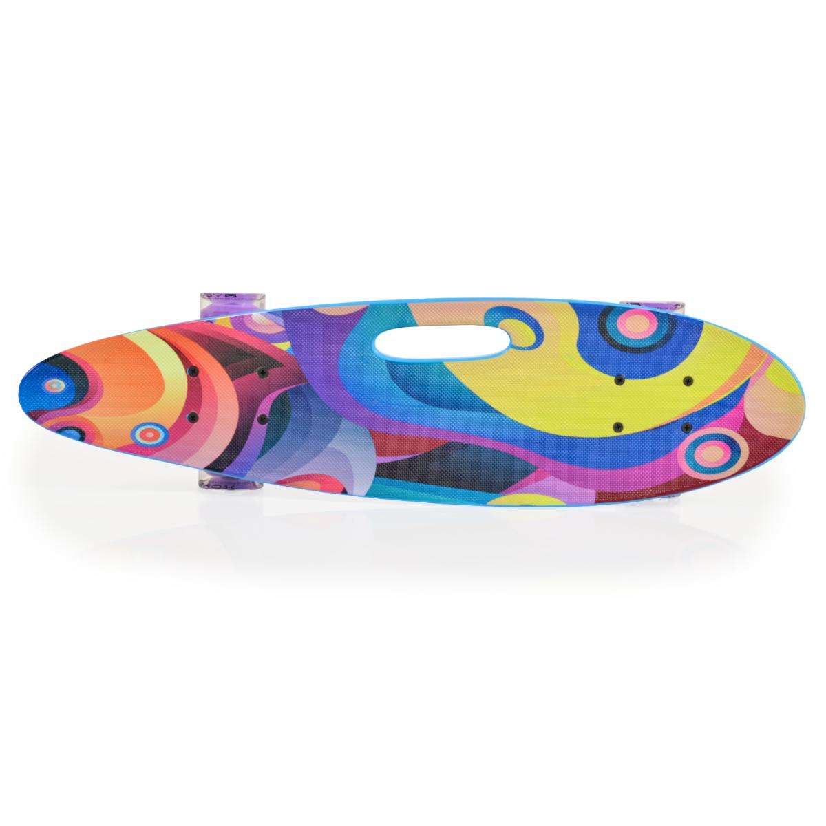 Scateboard 26“ with handle violet