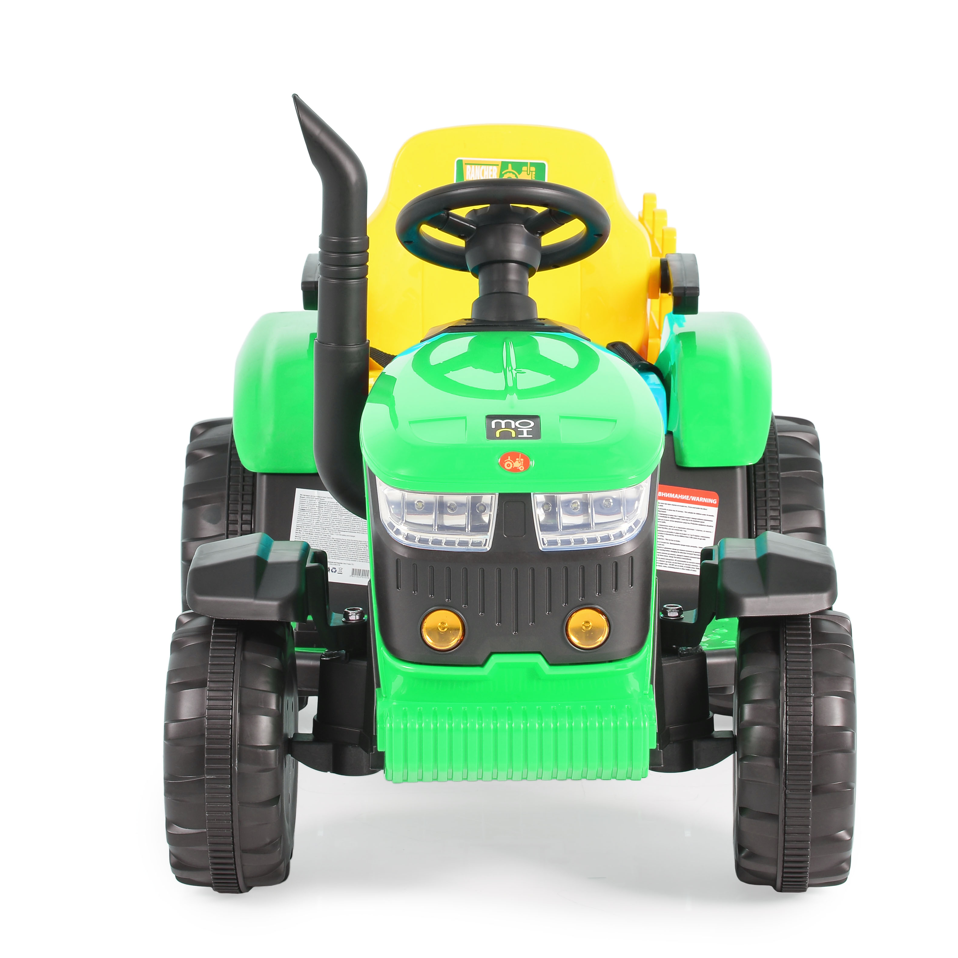 Tractor with trailer Rancher green