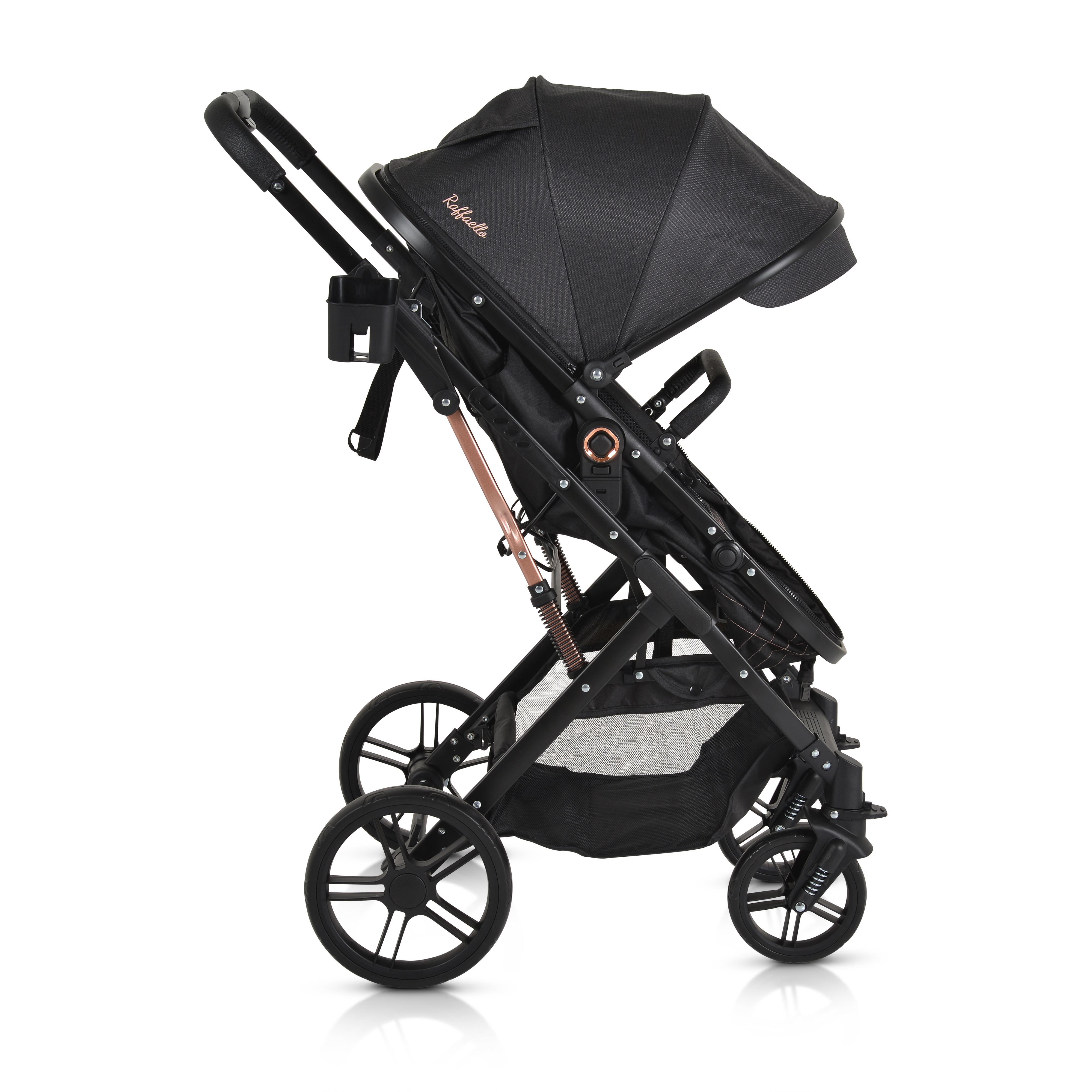 Travel system stroller Raffaello black