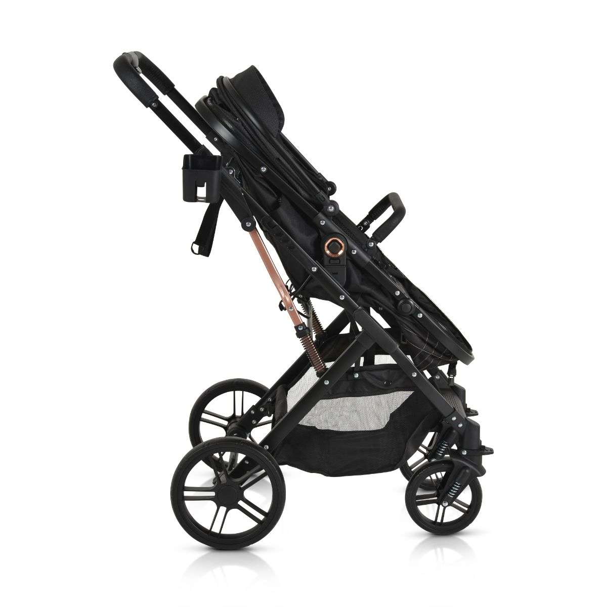 Travel system stroller Raffaello black