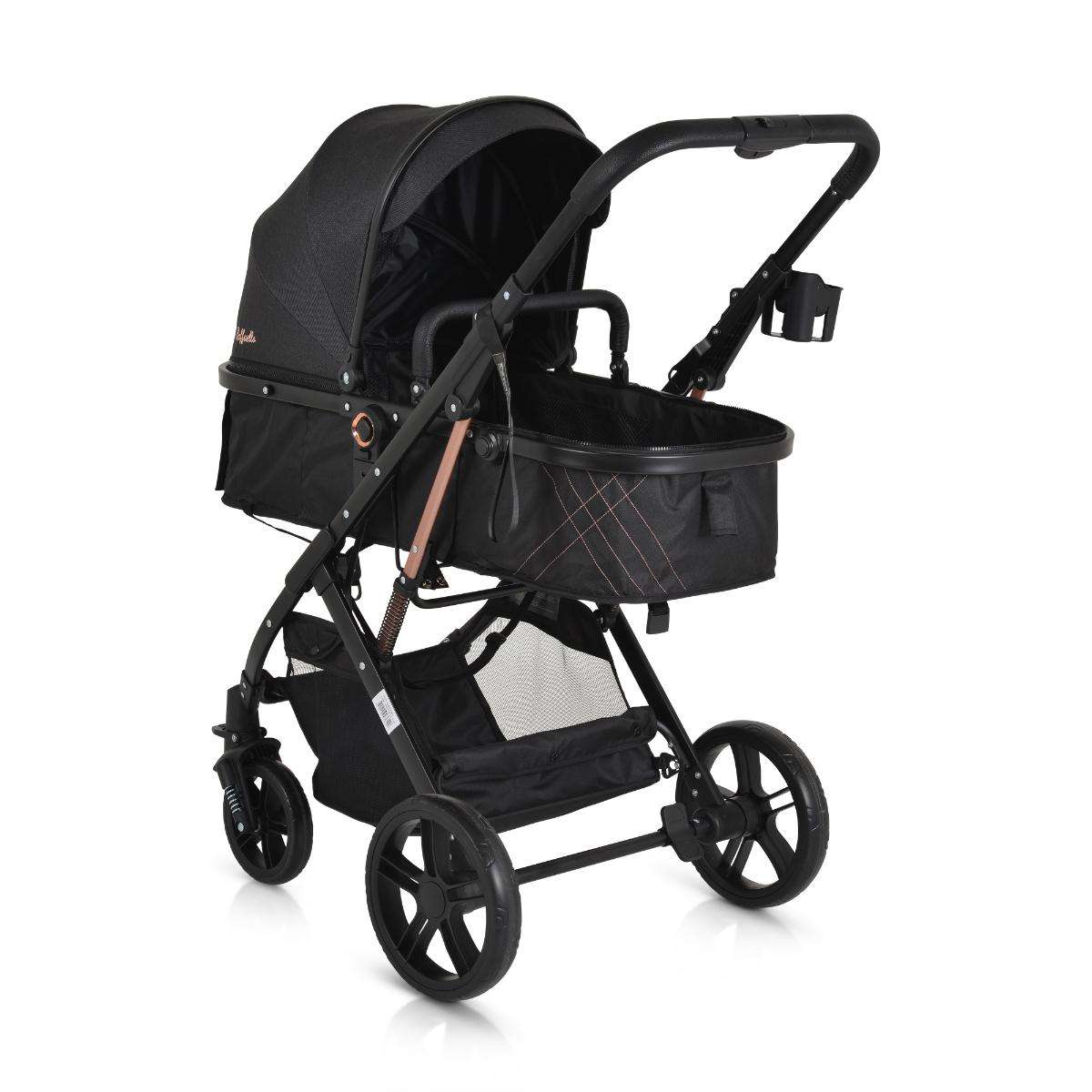Travel system stroller Raffaello black