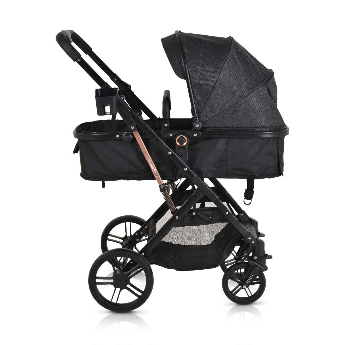 Travel system stroller Raffaello black