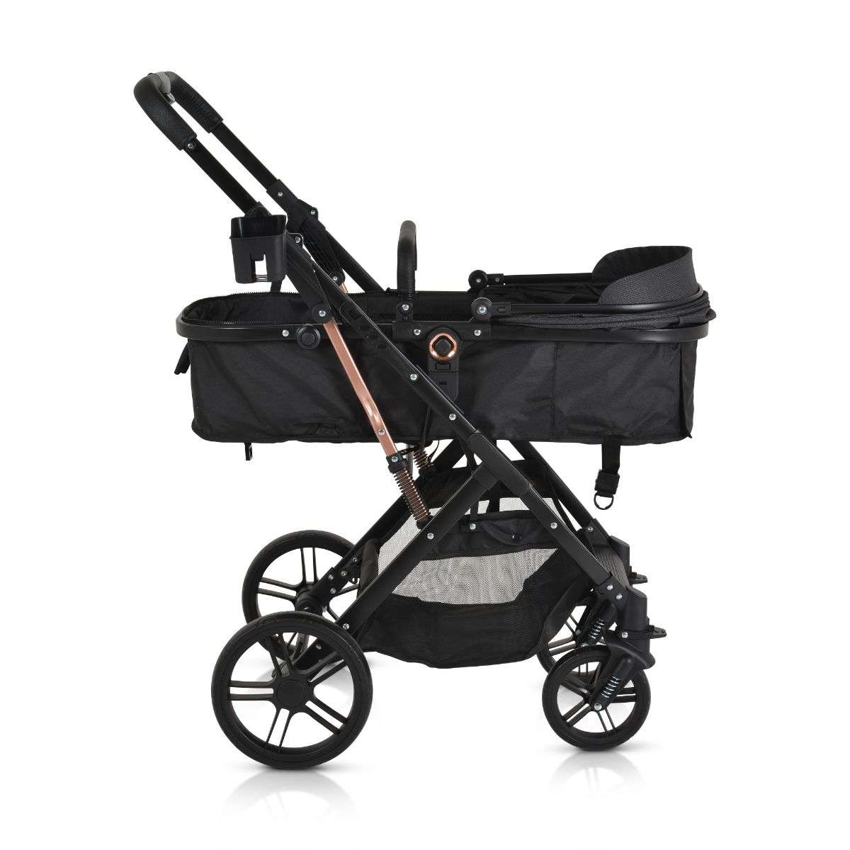 Travel system stroller Raffaello black