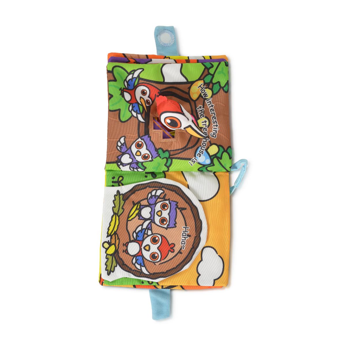 Мека книжка с играчка Woodpecker 2103072