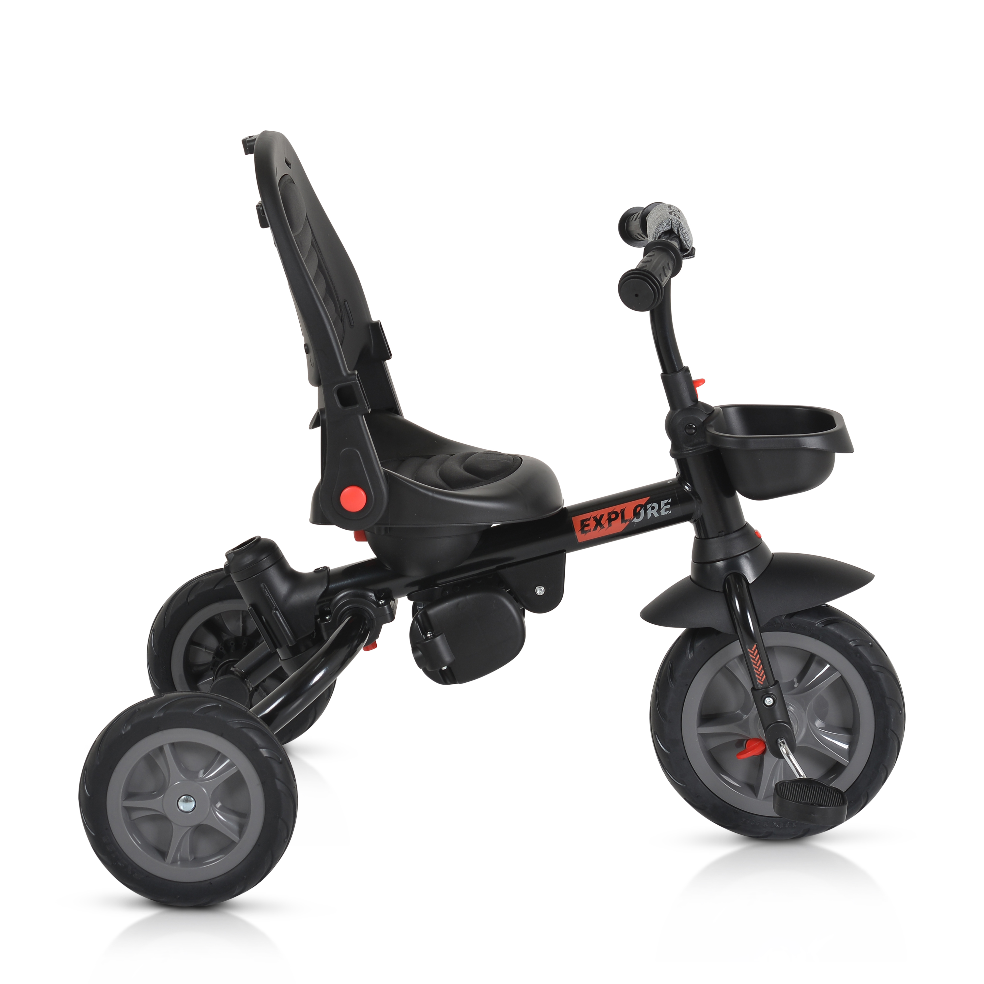 Tricycle Explore with foldable handlebar grey