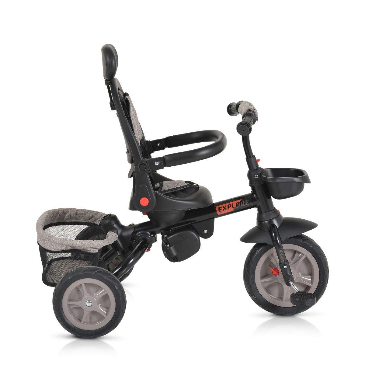Tricycle Explore with foldable handlebar beige