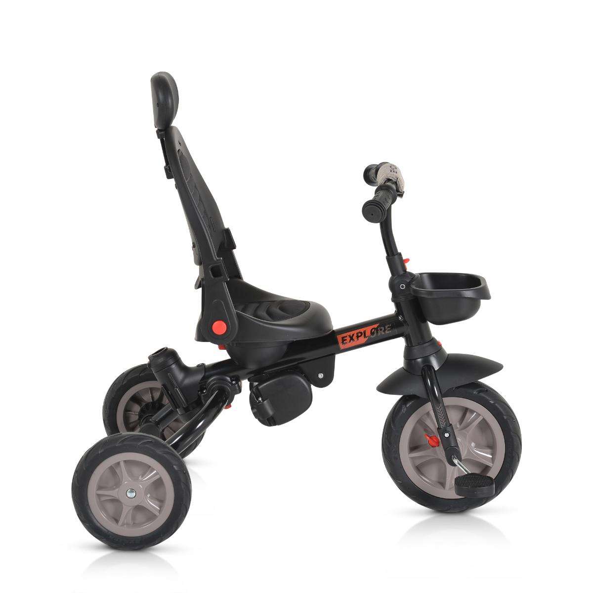 Tricycle Explore with foldable handlebar beige