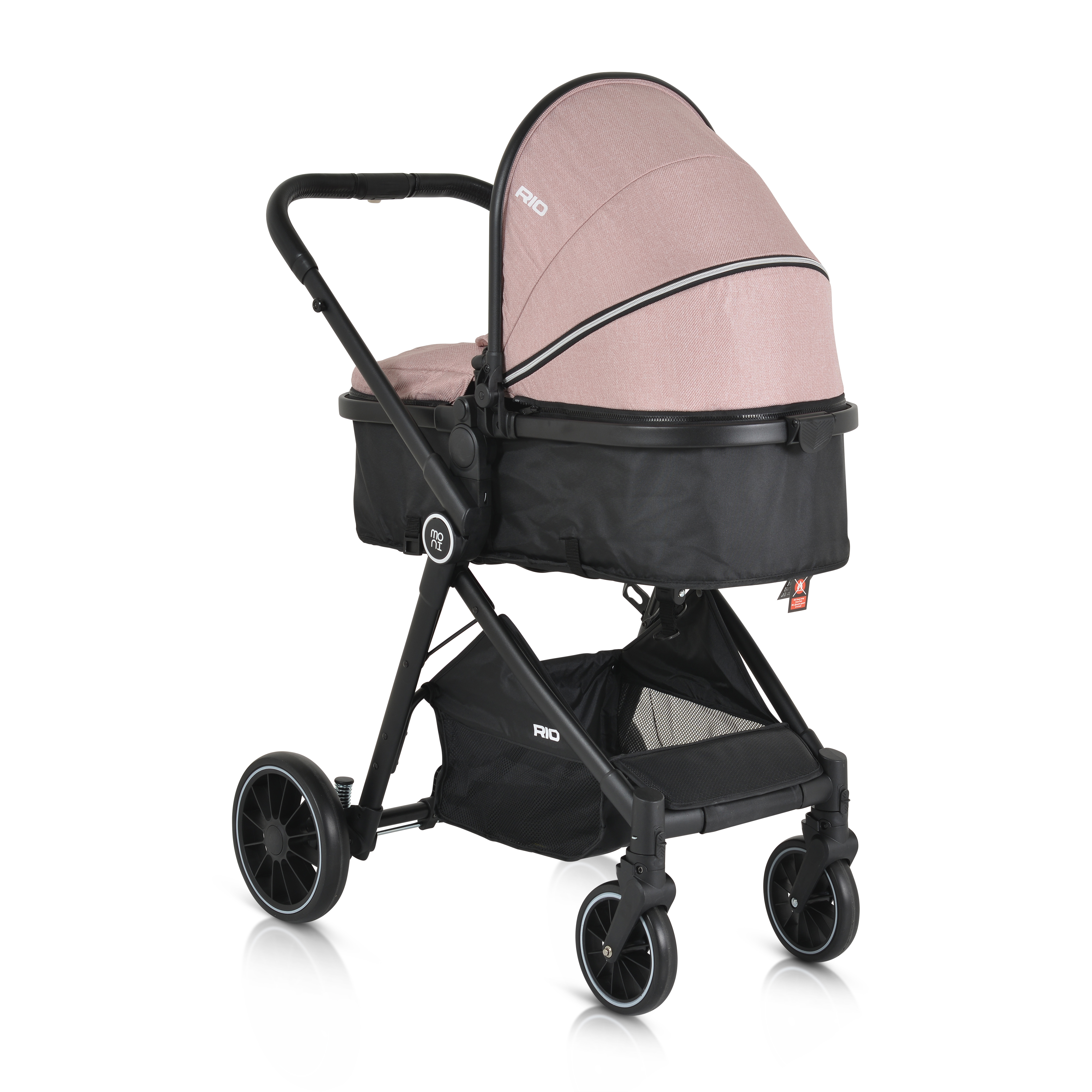 COMBINED STROLLER RIO pink