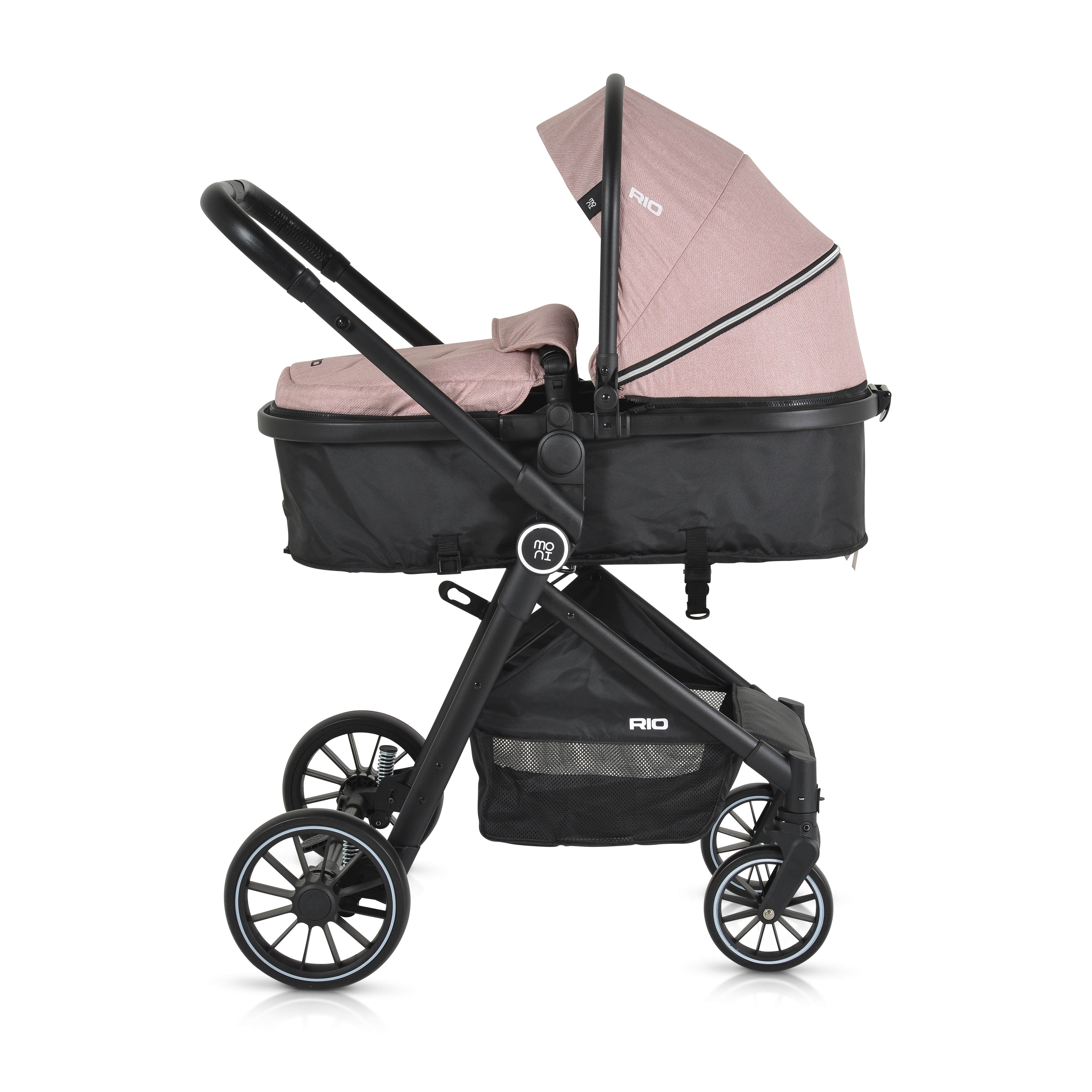 COMBINED STROLLER RIO pink