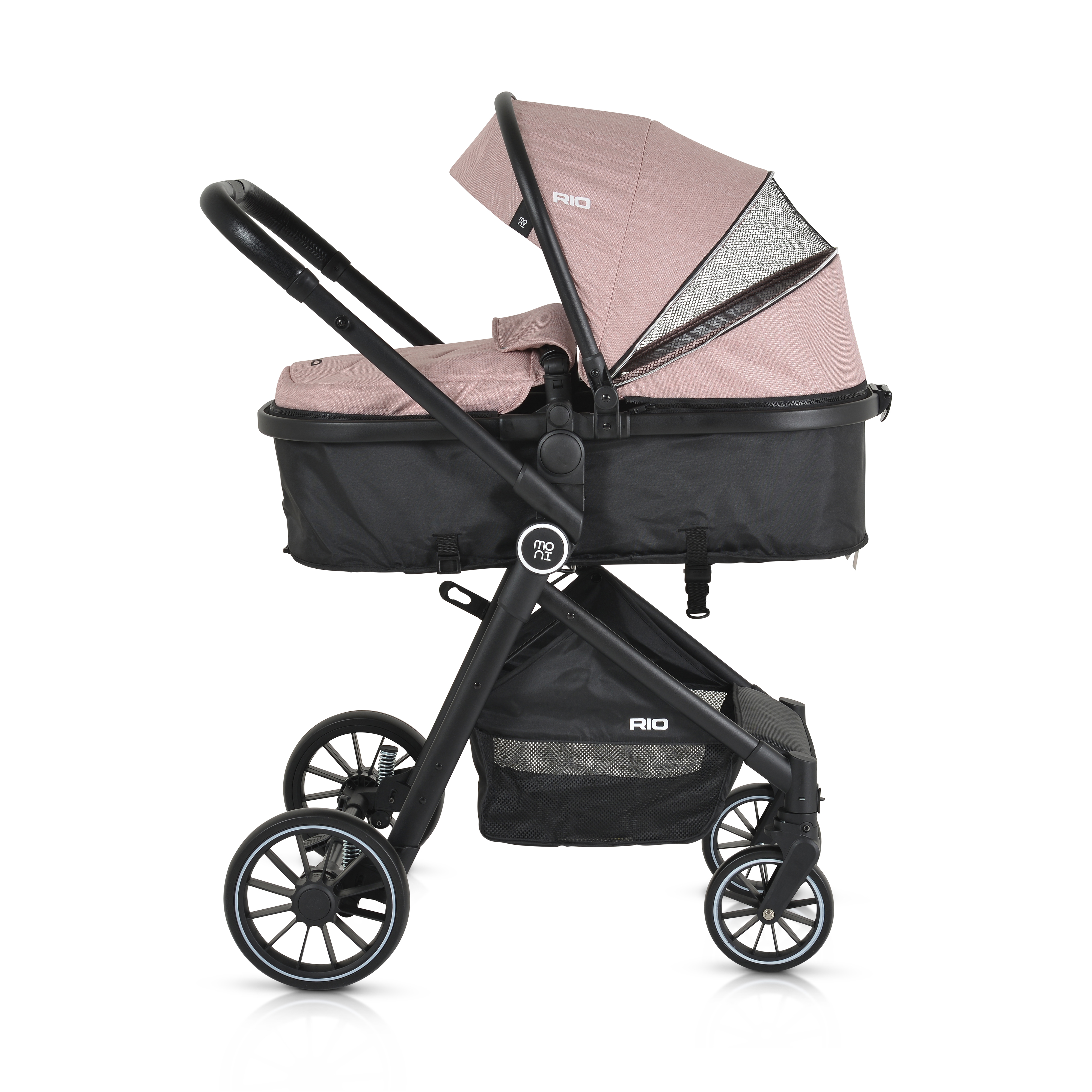 COMBINED STROLLER RIO pink