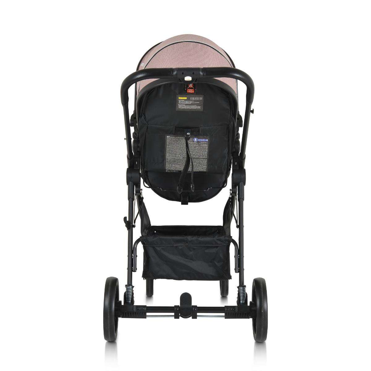 COMBINED STROLLER RIO pink