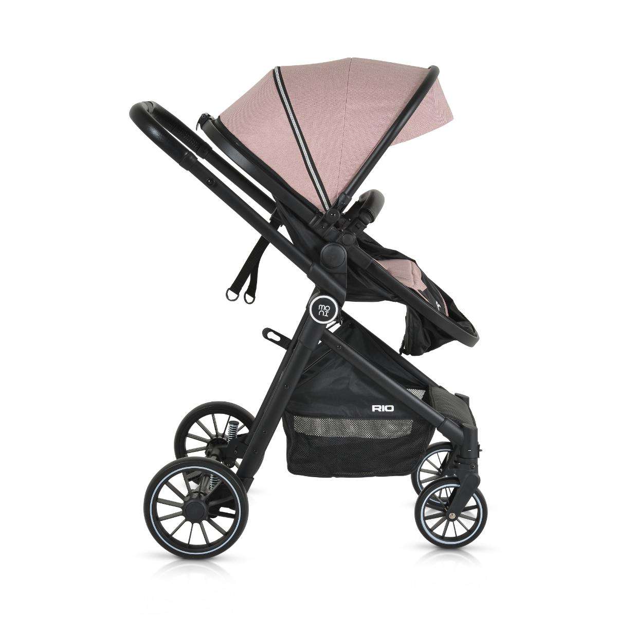 COMBINED STROLLER RIO pink