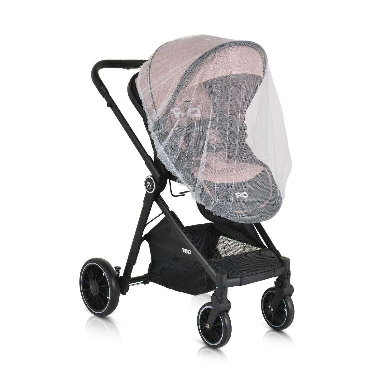 COMBINED STROLLER RIO pink
