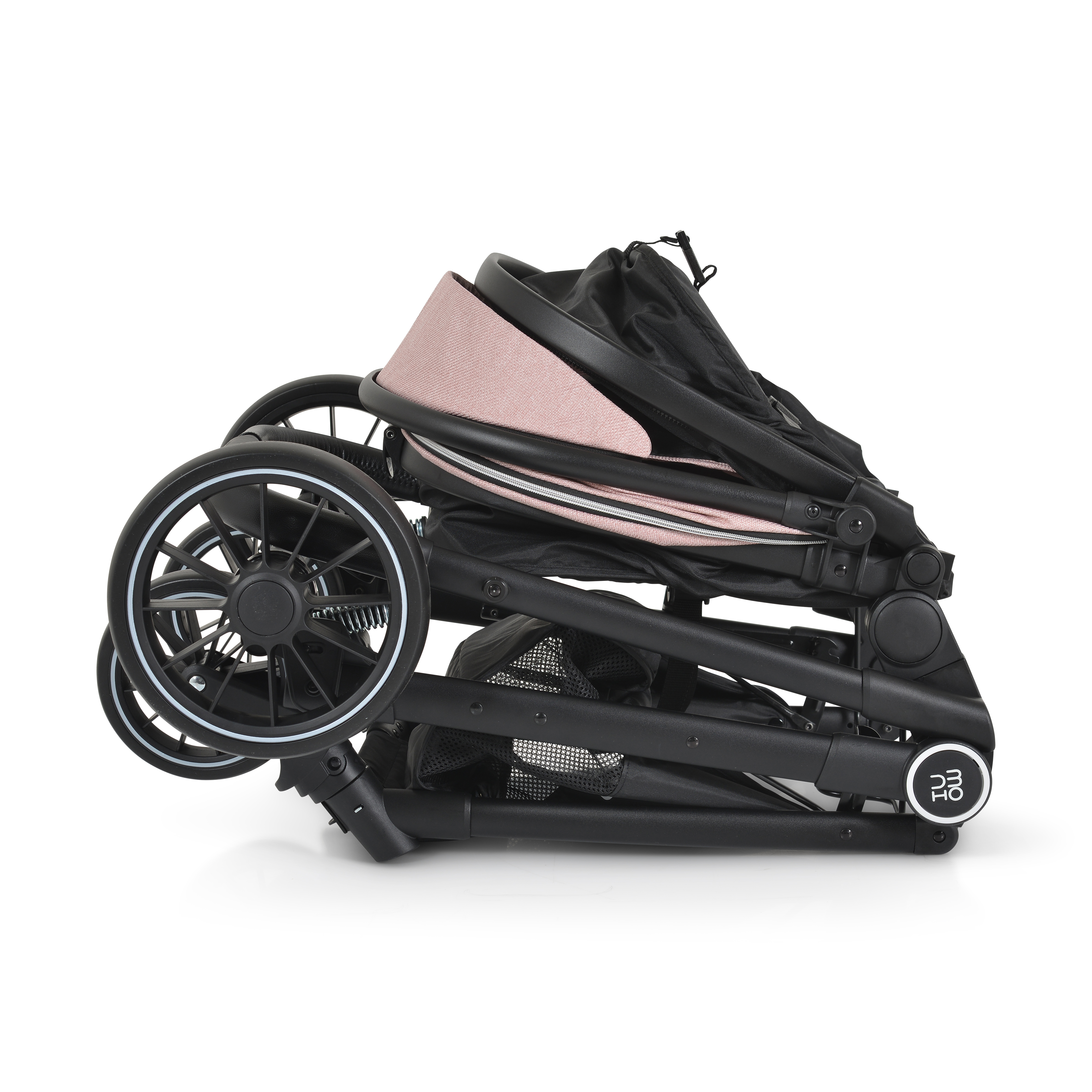 COMBINED STROLLER RIO pink