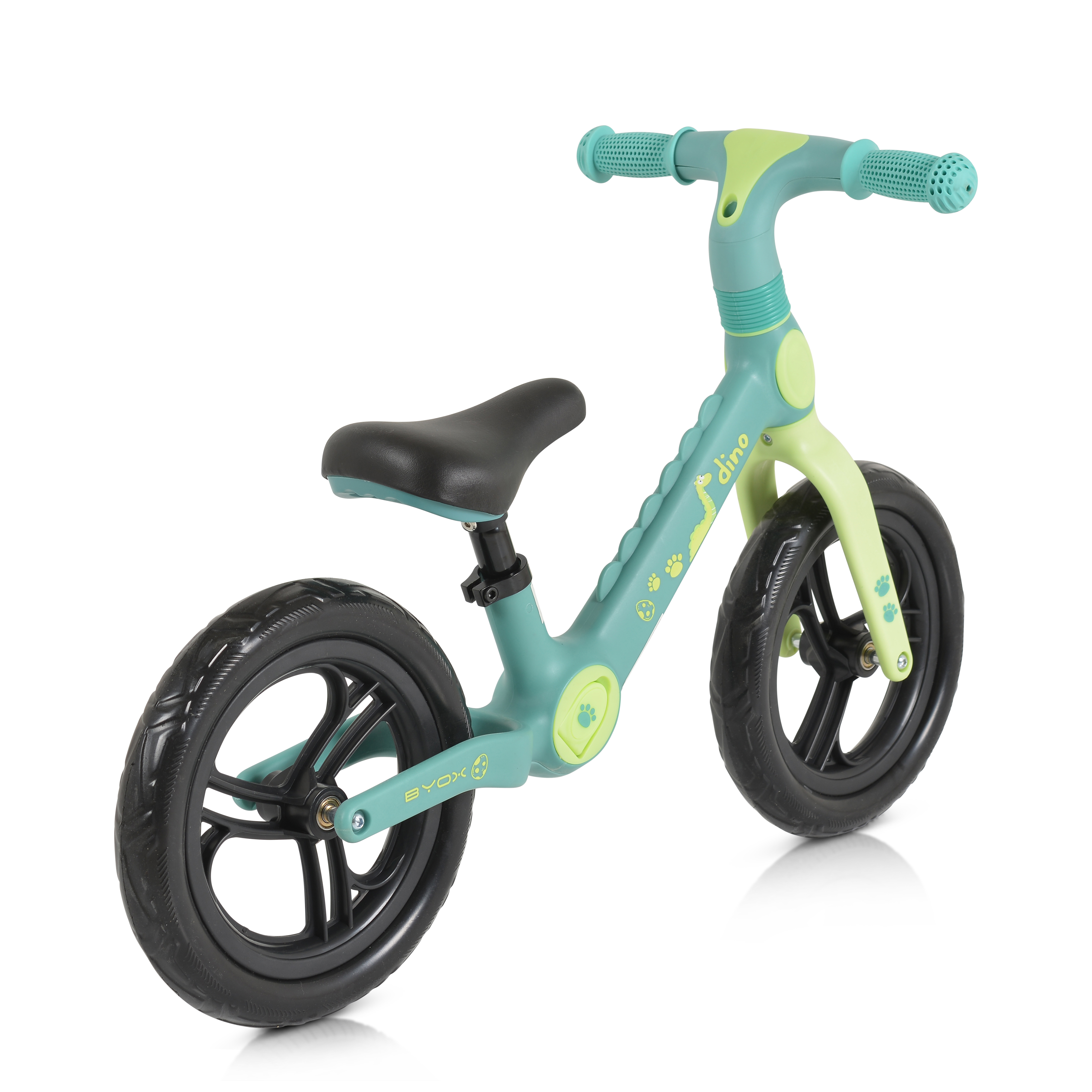 Balance bike Dino green