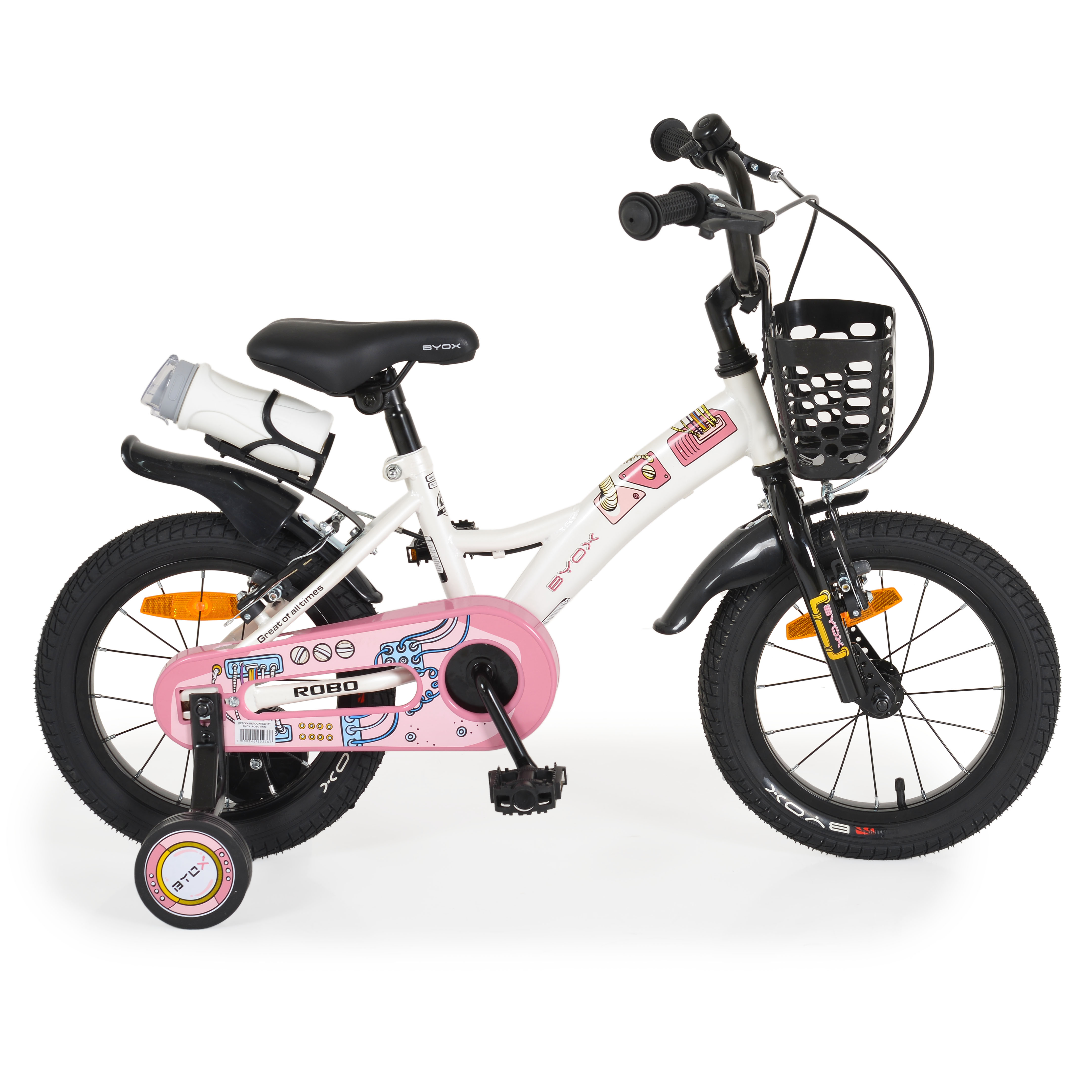 Children bicycle 14 Robo white