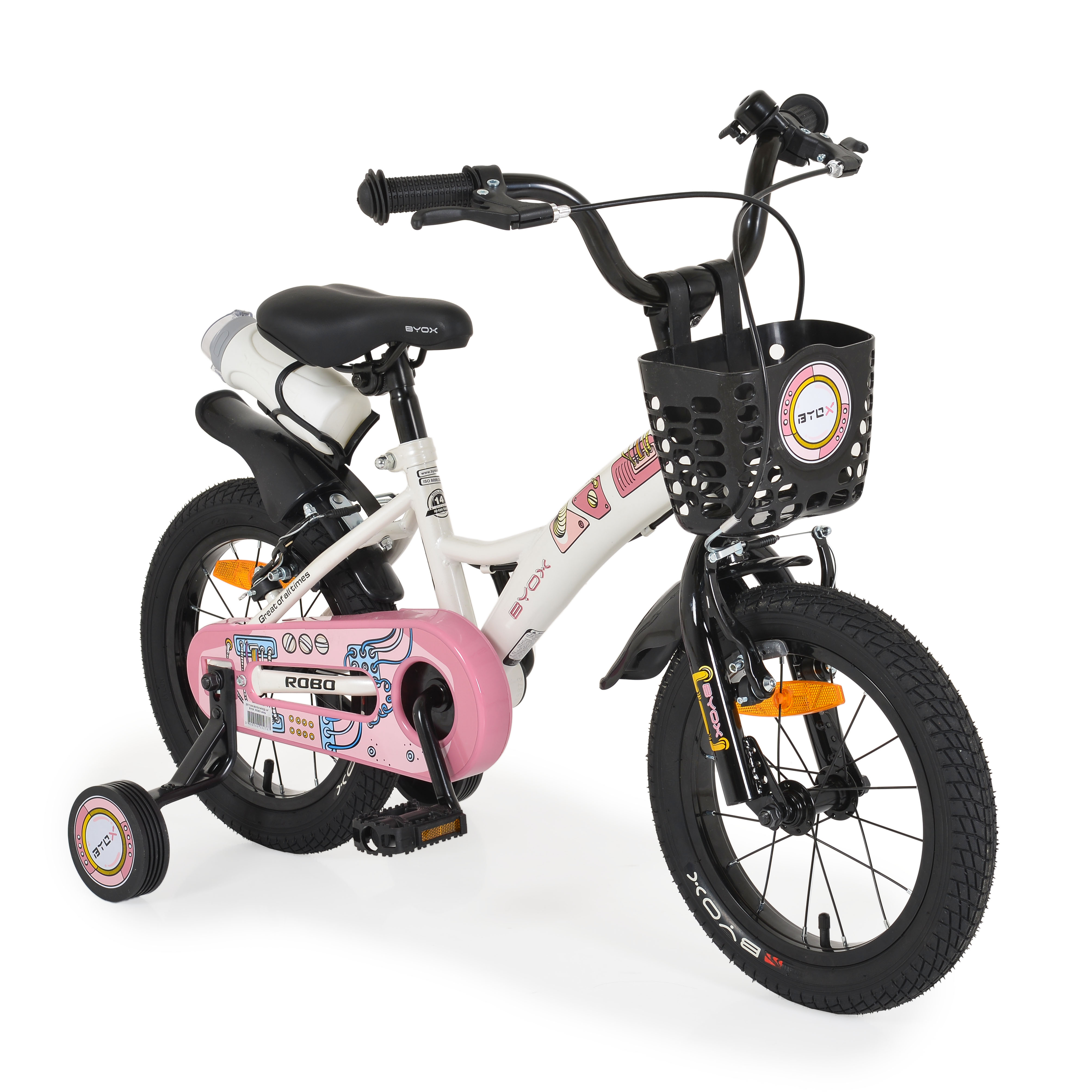 Children bicycle 14 Robo white