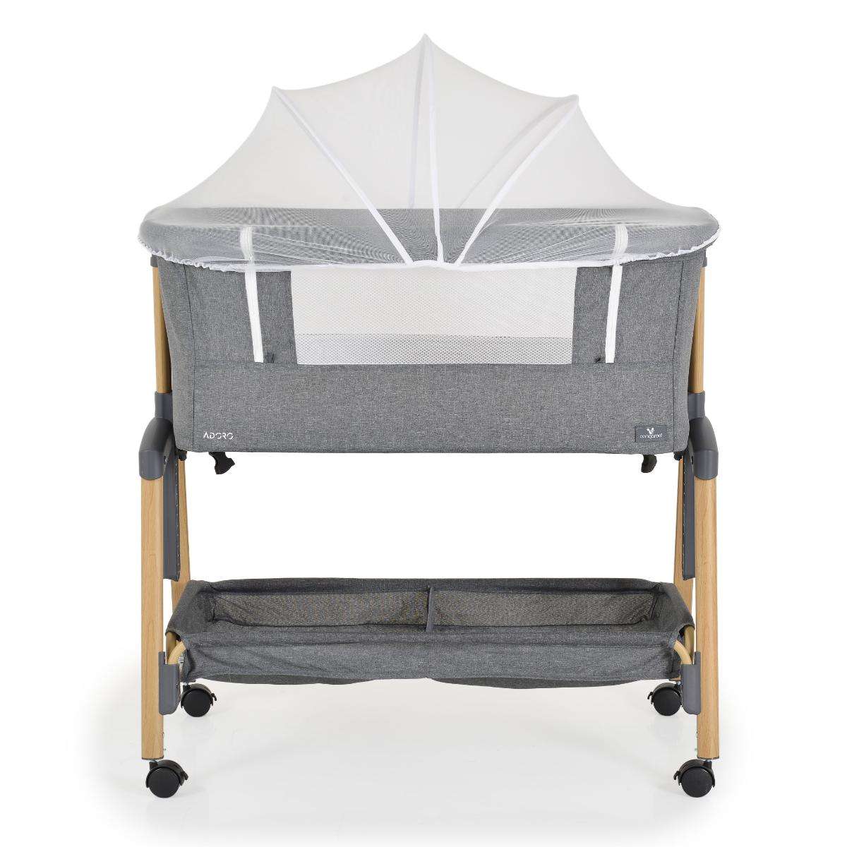 Baby crib Adoro grey