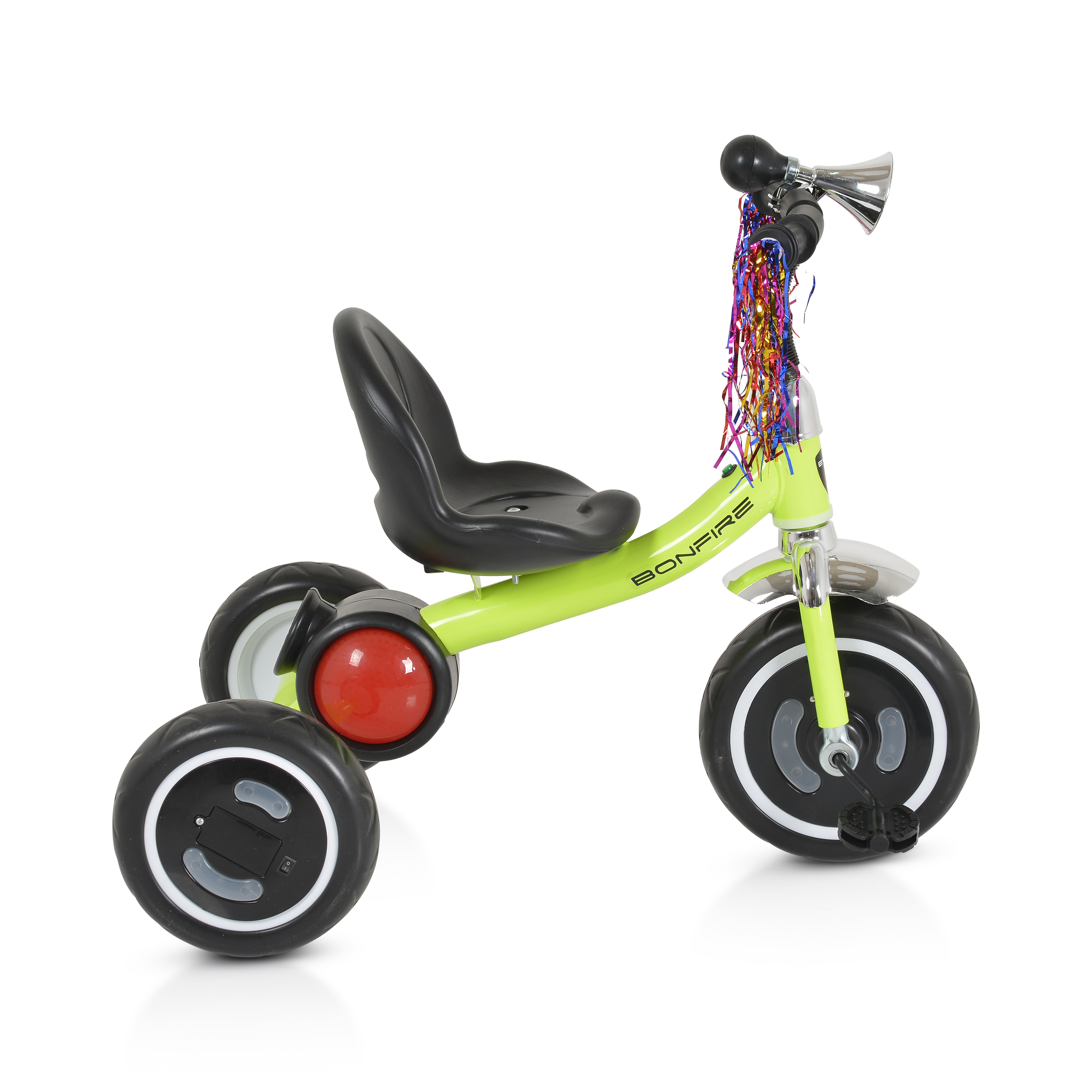 Children’s Tricycle Bonfire with glowing tires green