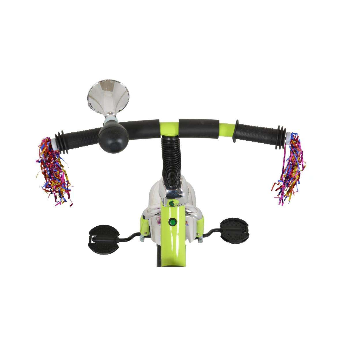 Children’s Tricycle Bonfire with glowing tires green