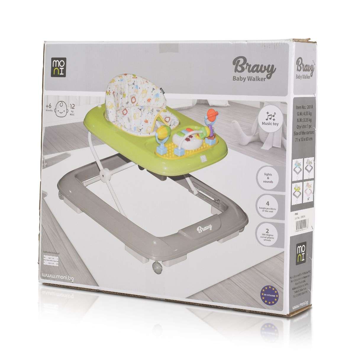 Baby walker Bravy blue