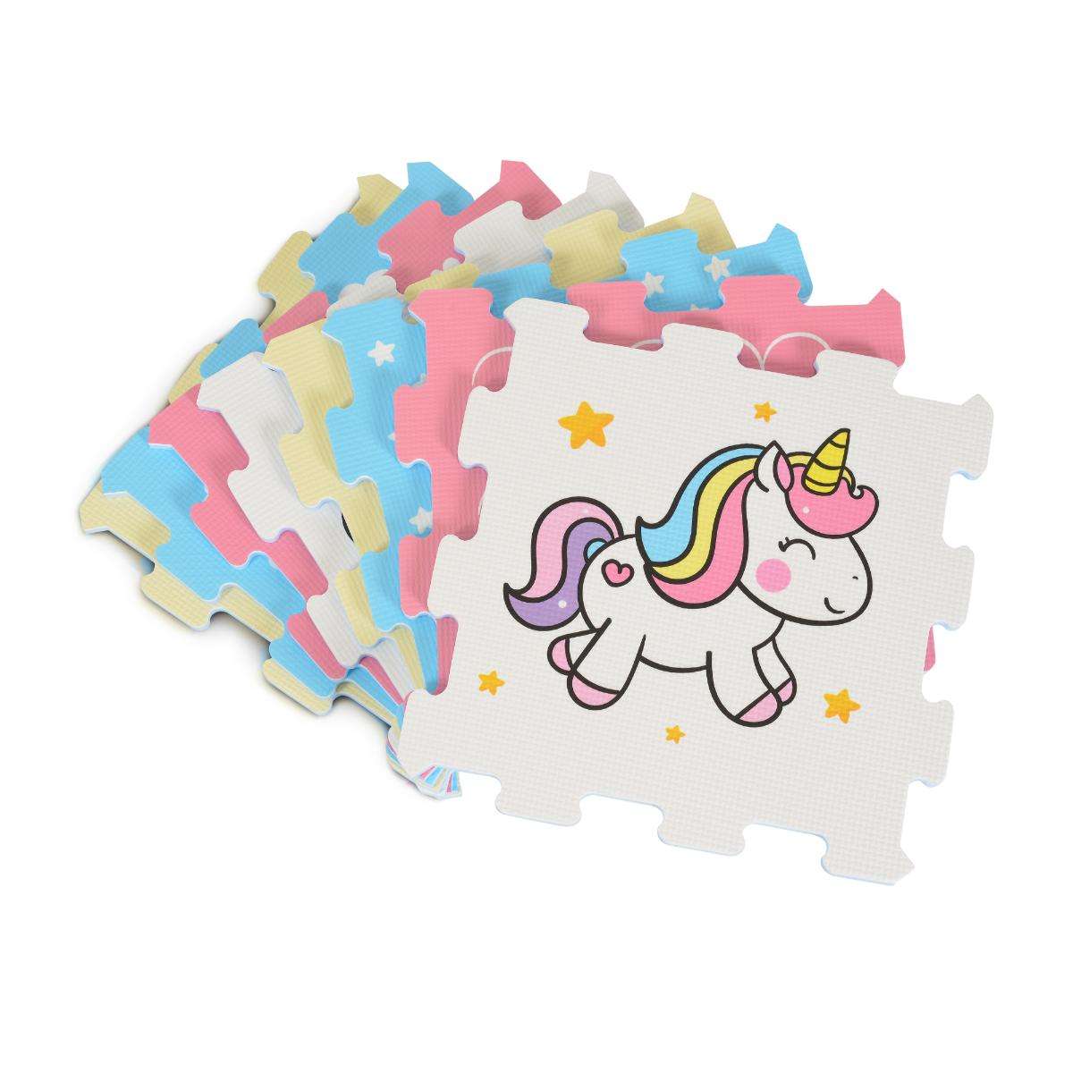 8pcs HTF Puzzle Mat - Unicorn