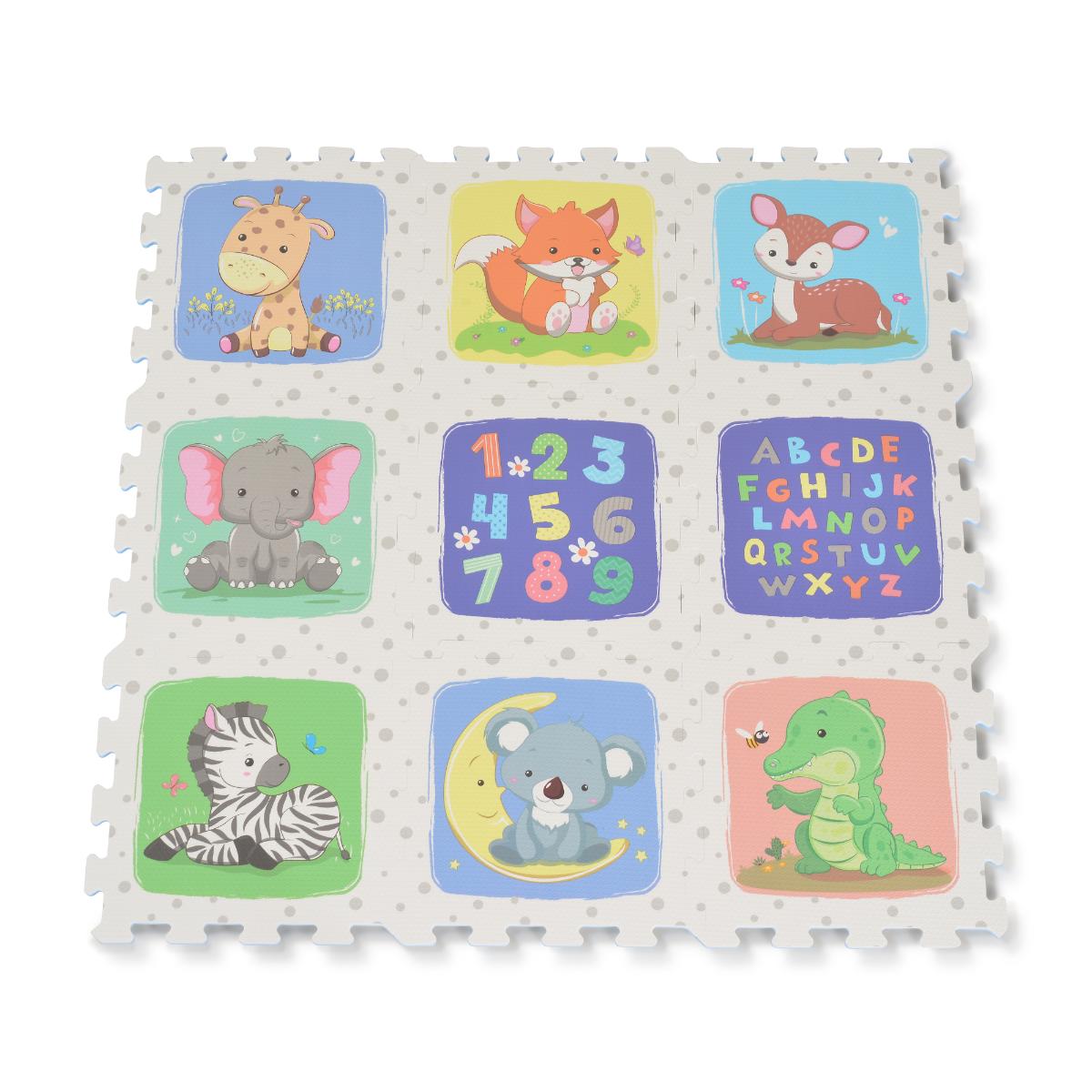 9pcs HTF Puzzle Mat - Safari Educational