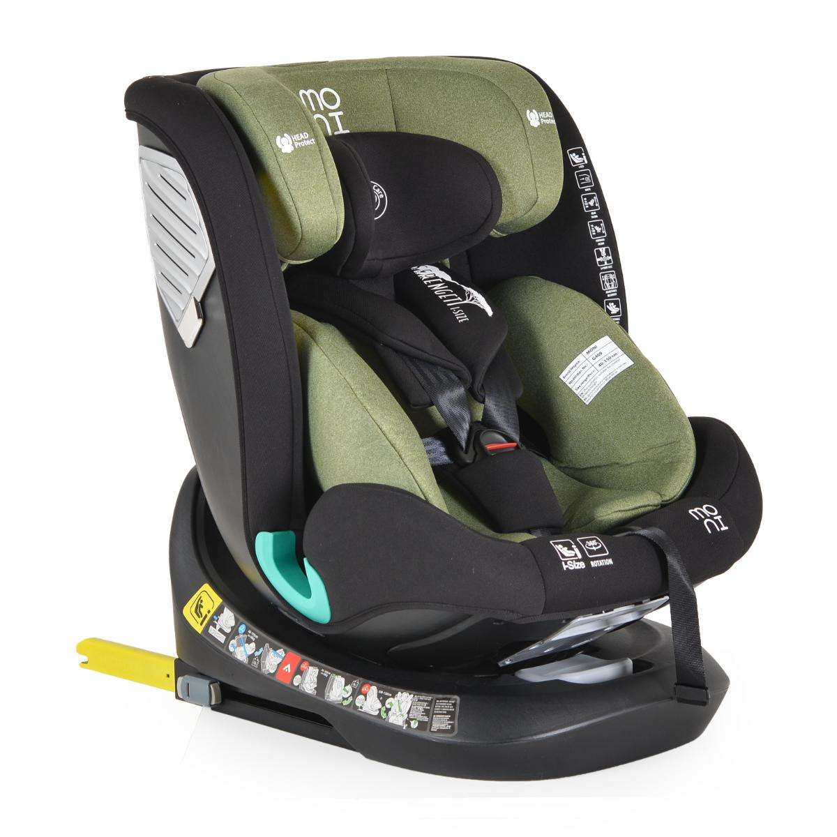 Car seat Serengeti I-size 40-150cm sky green