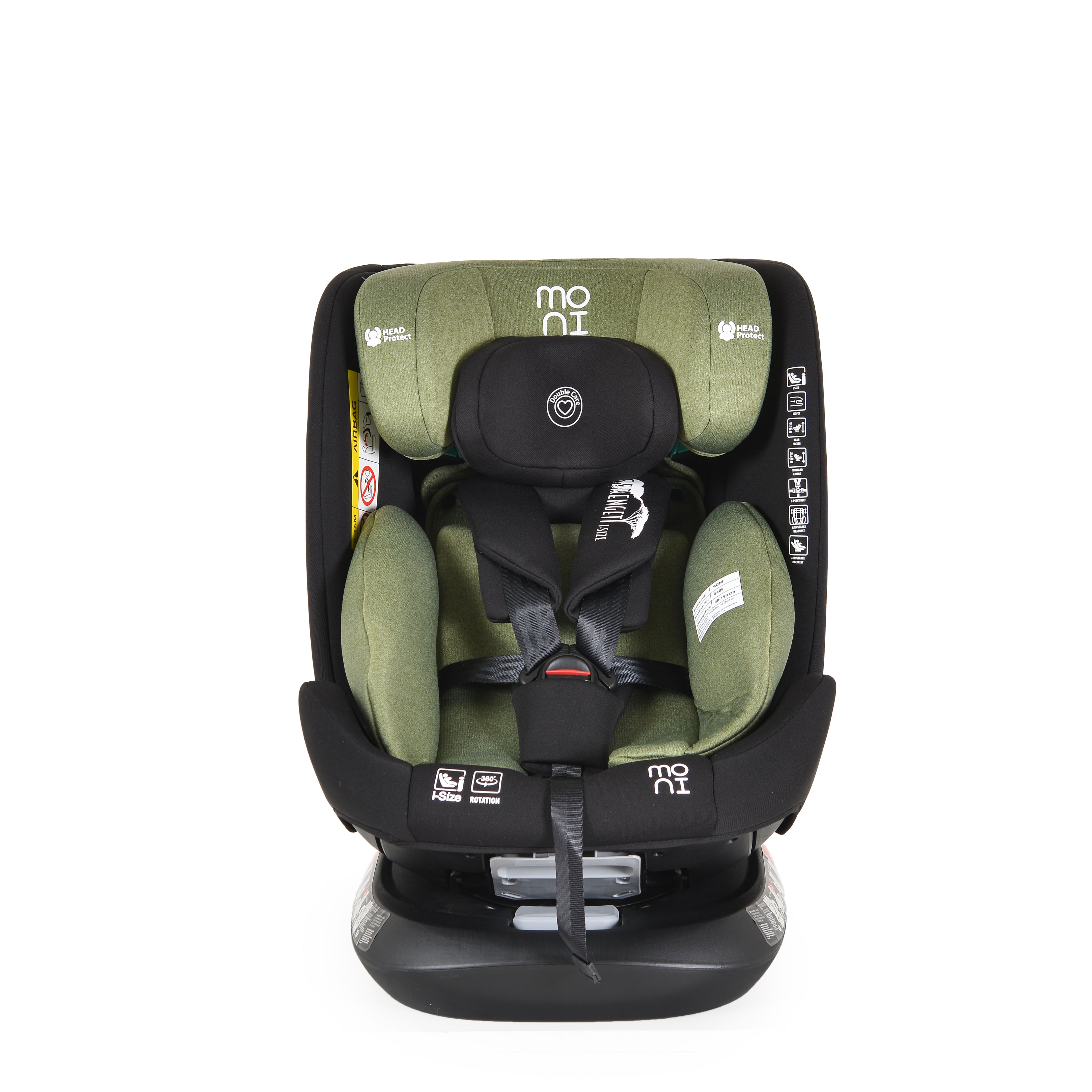 Car seat Serengeti I-size 40-150cm sky green
