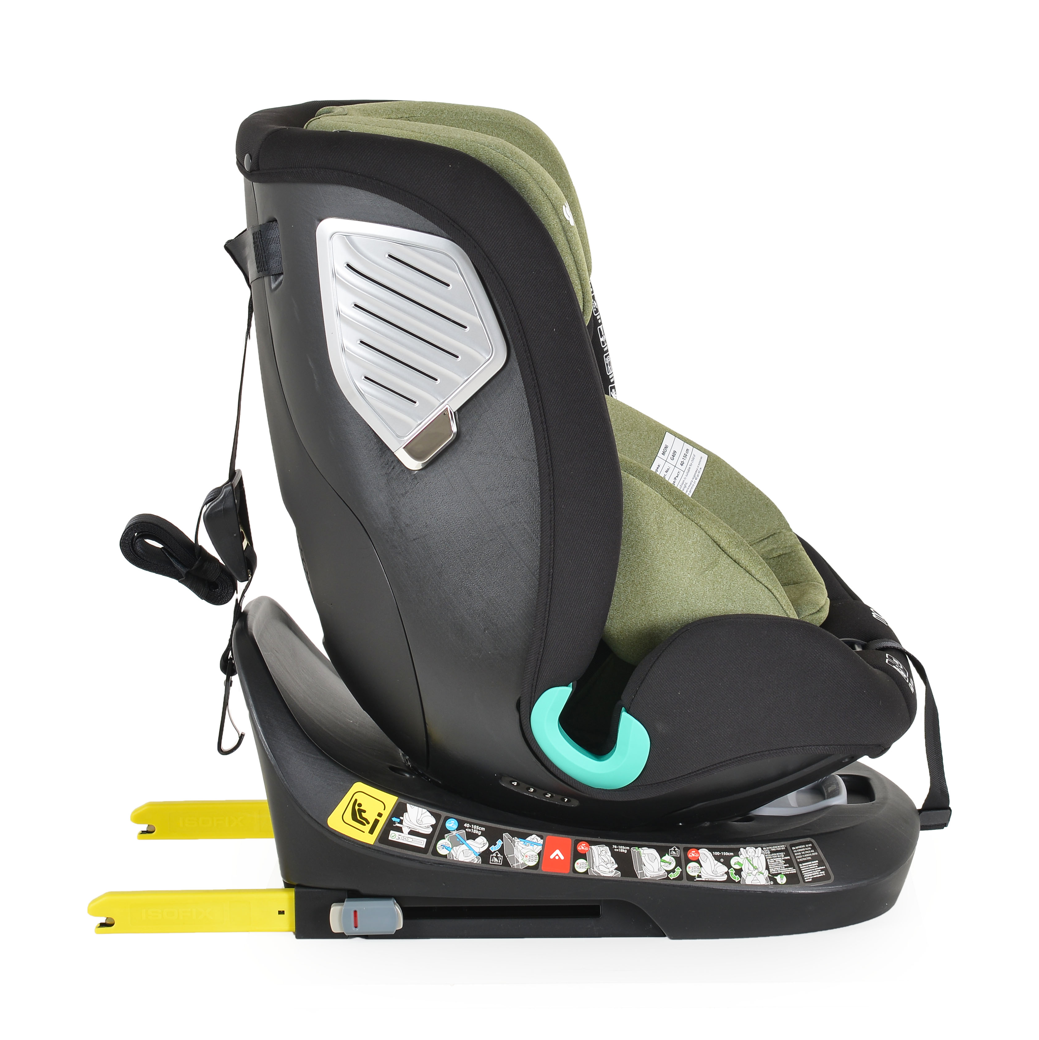 Car seat Serengeti I-size 40-150cm sky green