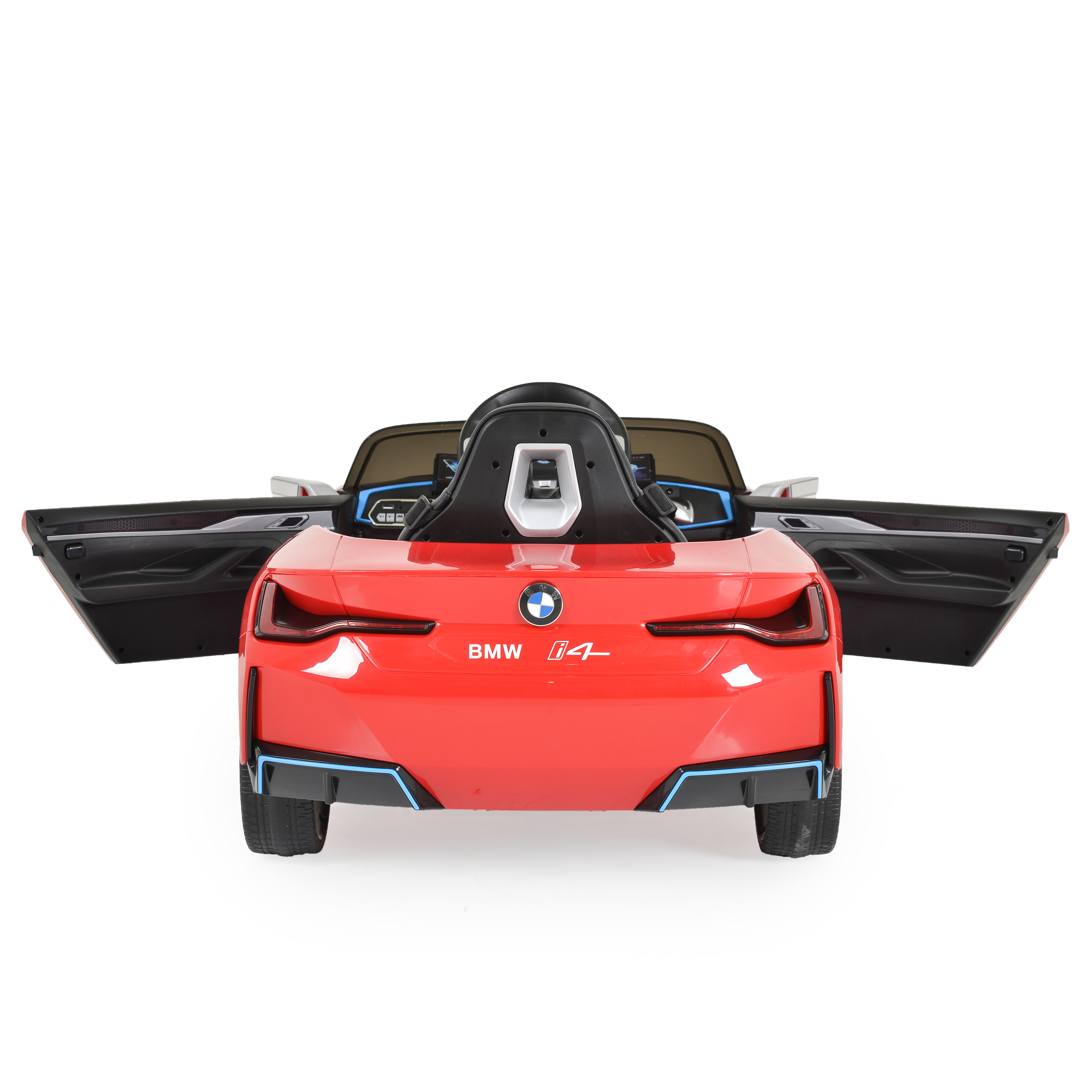 BO car BMW i4 red