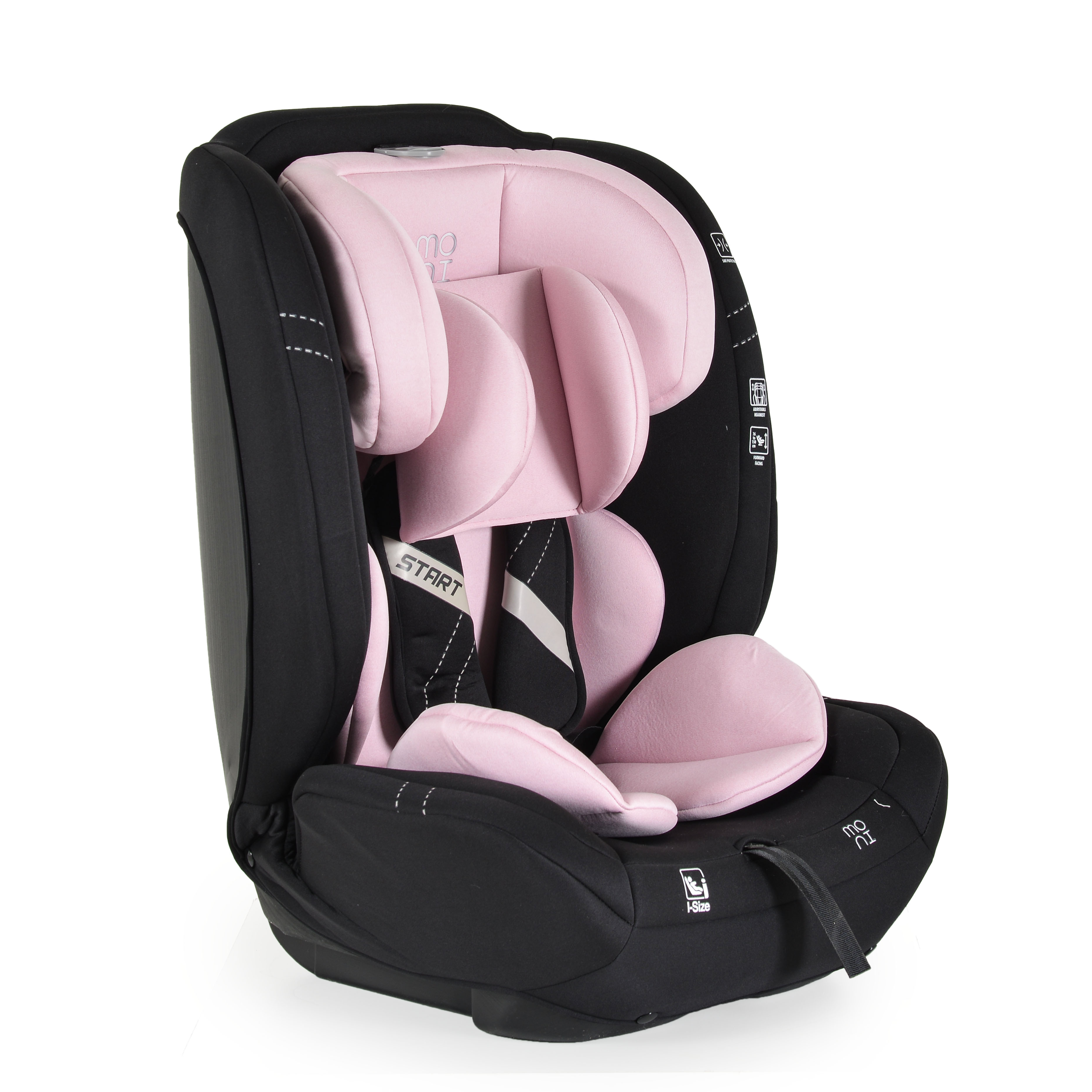 Car seat START pink 76-150cm