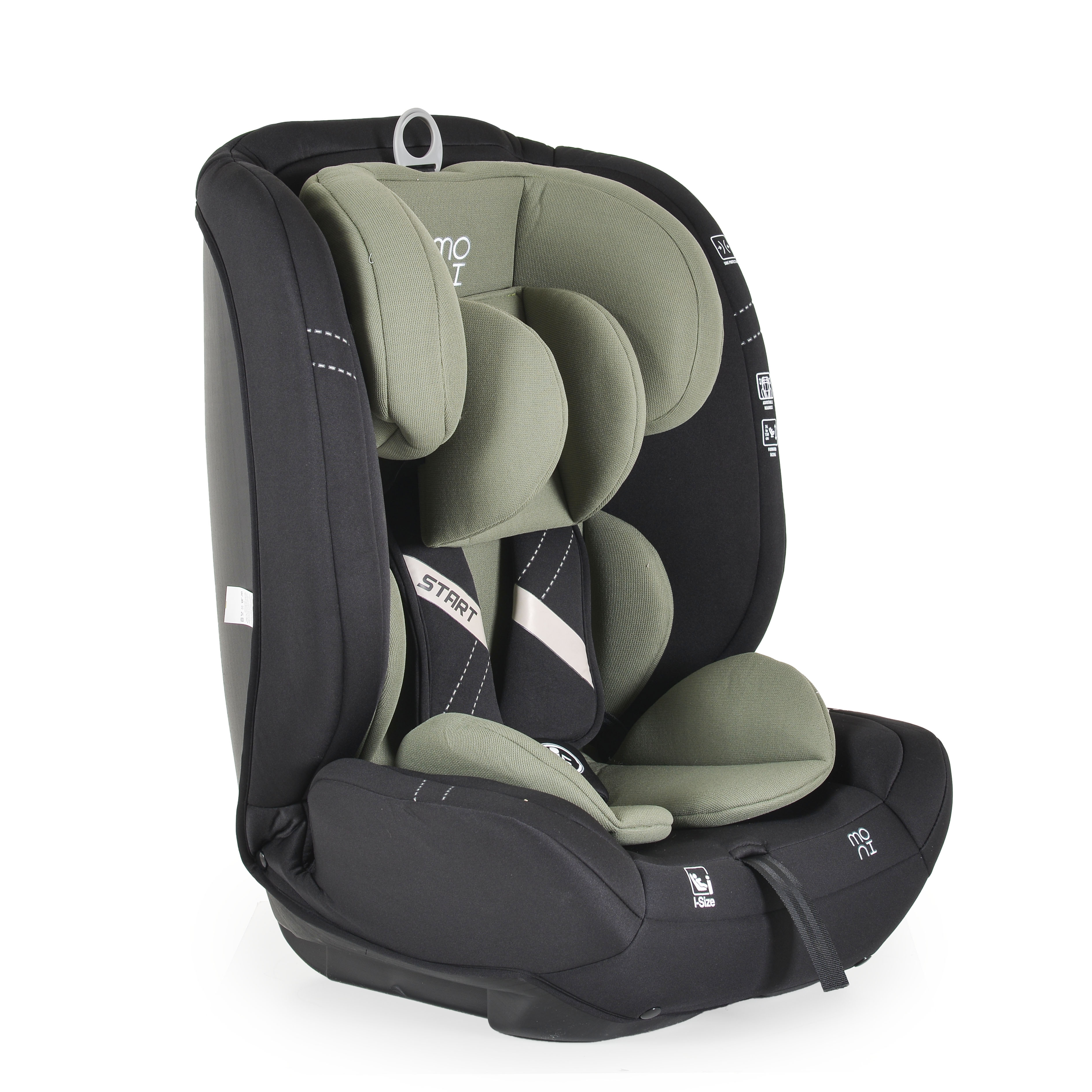 Car seat START green 76-150cm