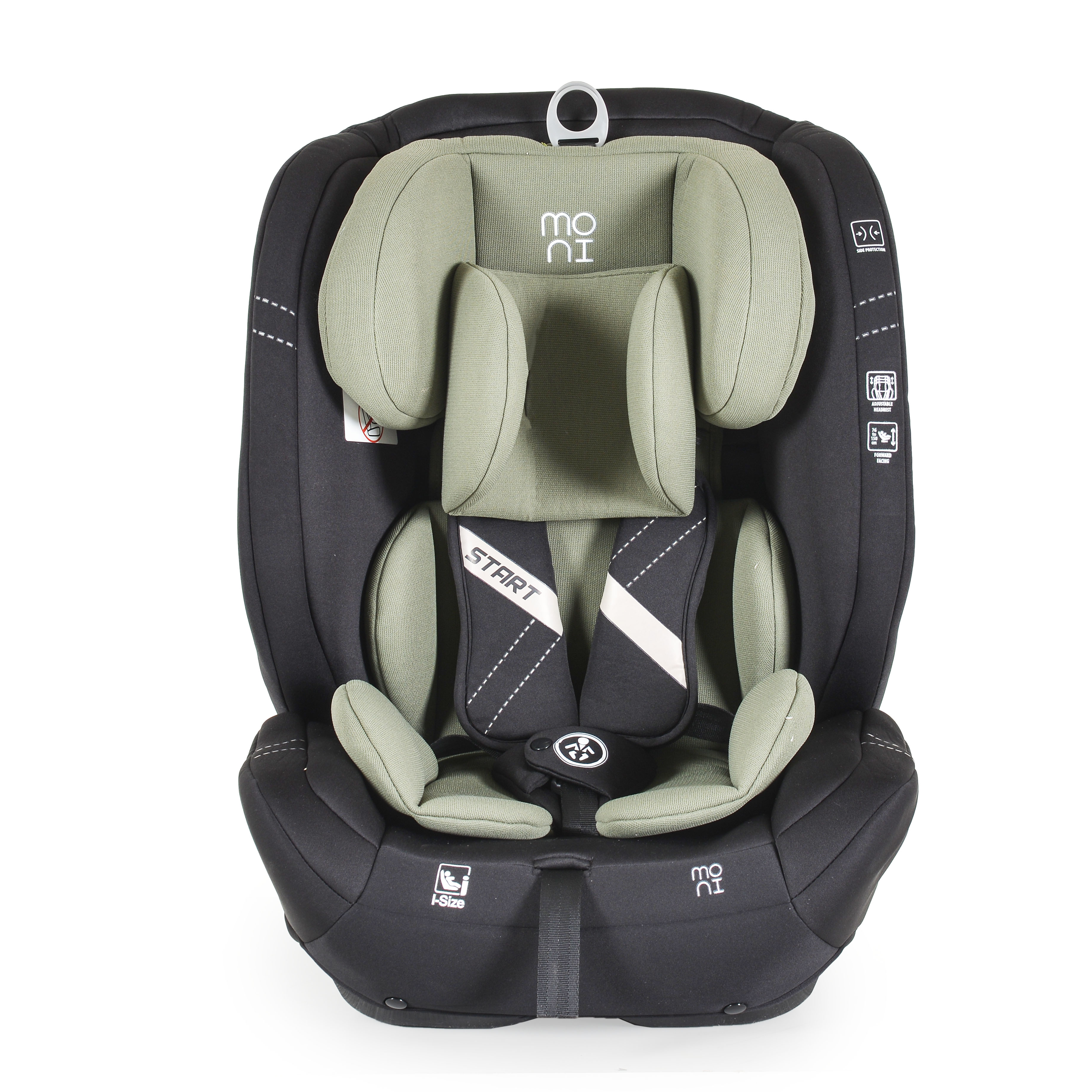 Car seat START green 76-150cm