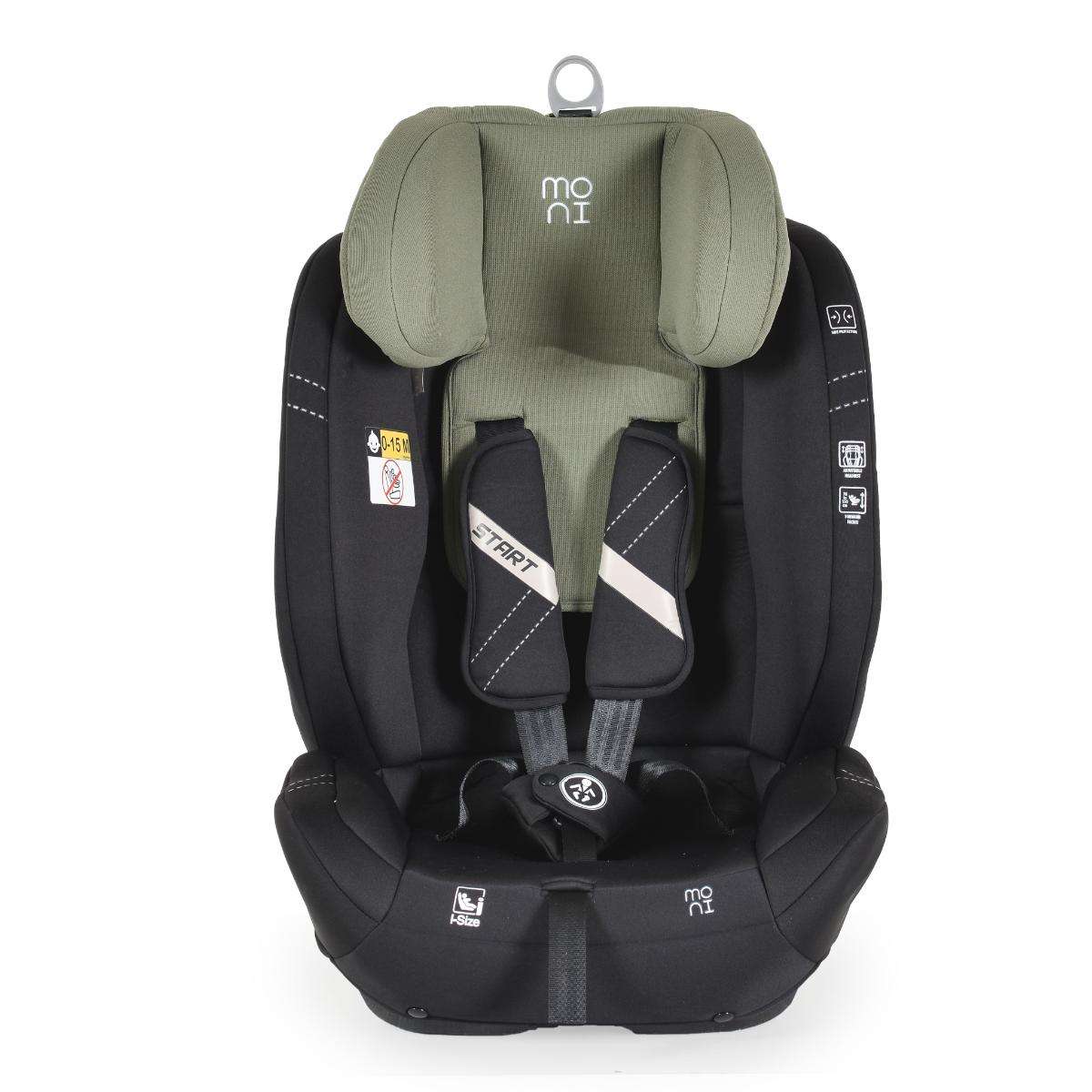 Car seat START green 76-150cm