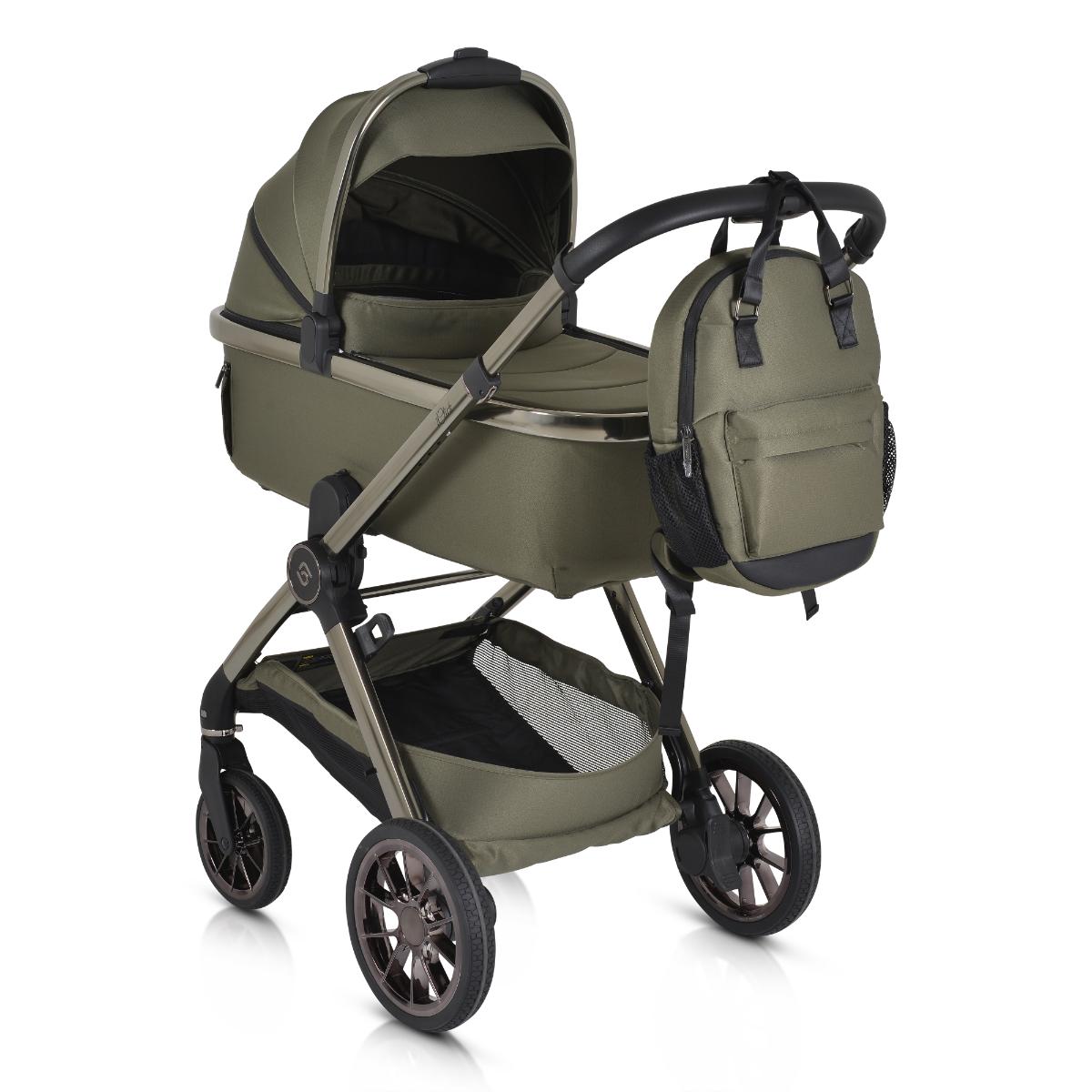 Baby stroller iClick green