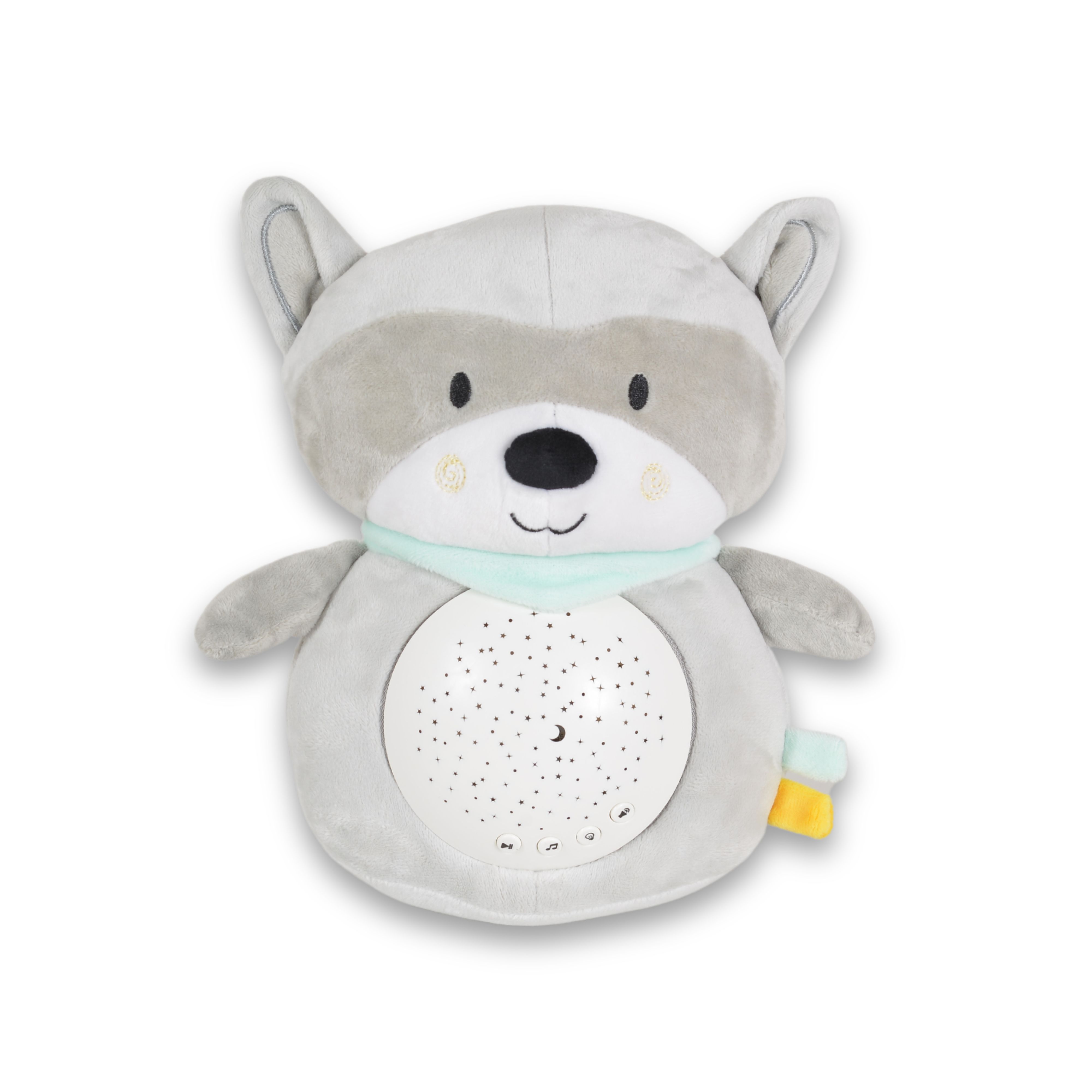 Night light and projector Snuggly Raccoon