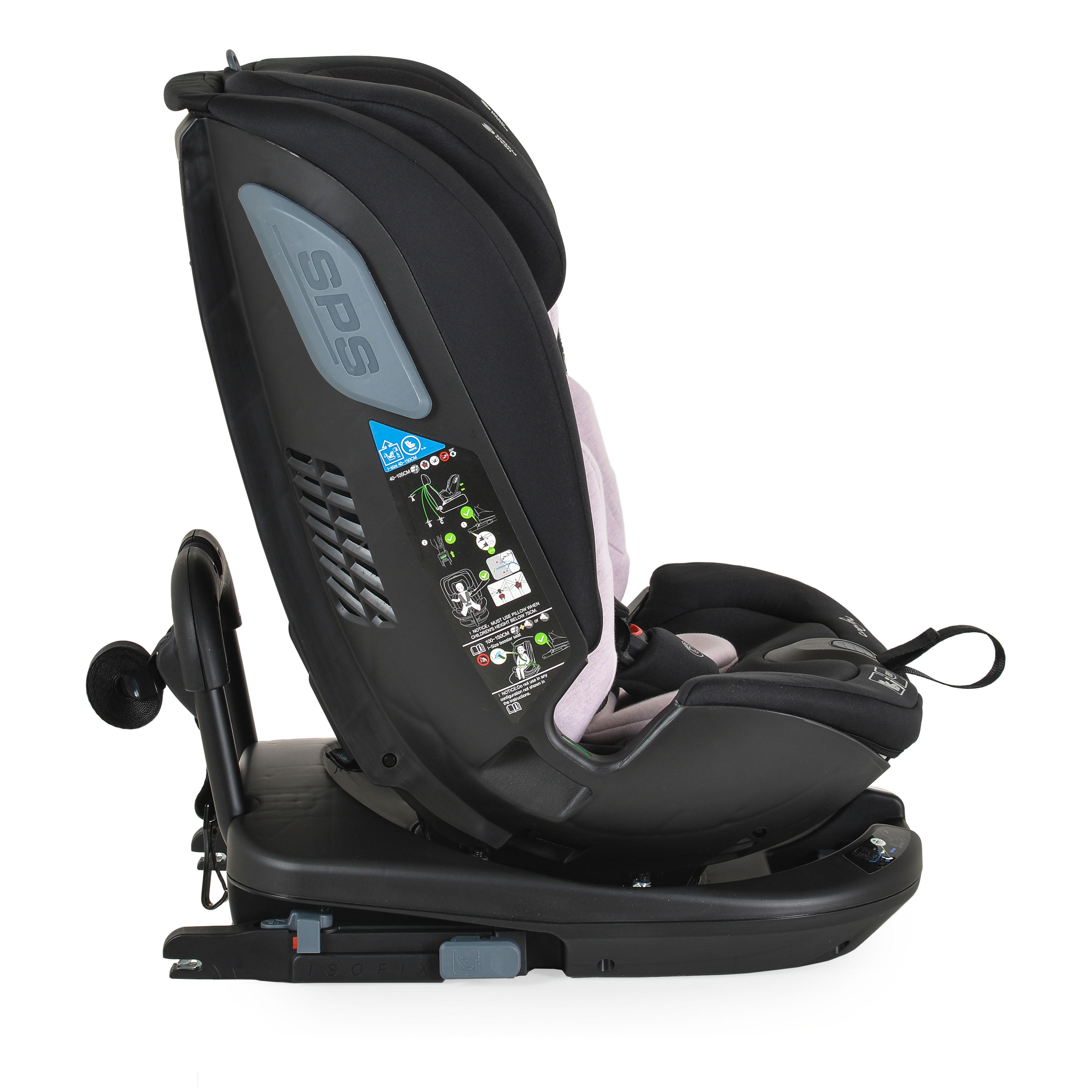 Baby car seat Gravity I-size 40-150cm pink