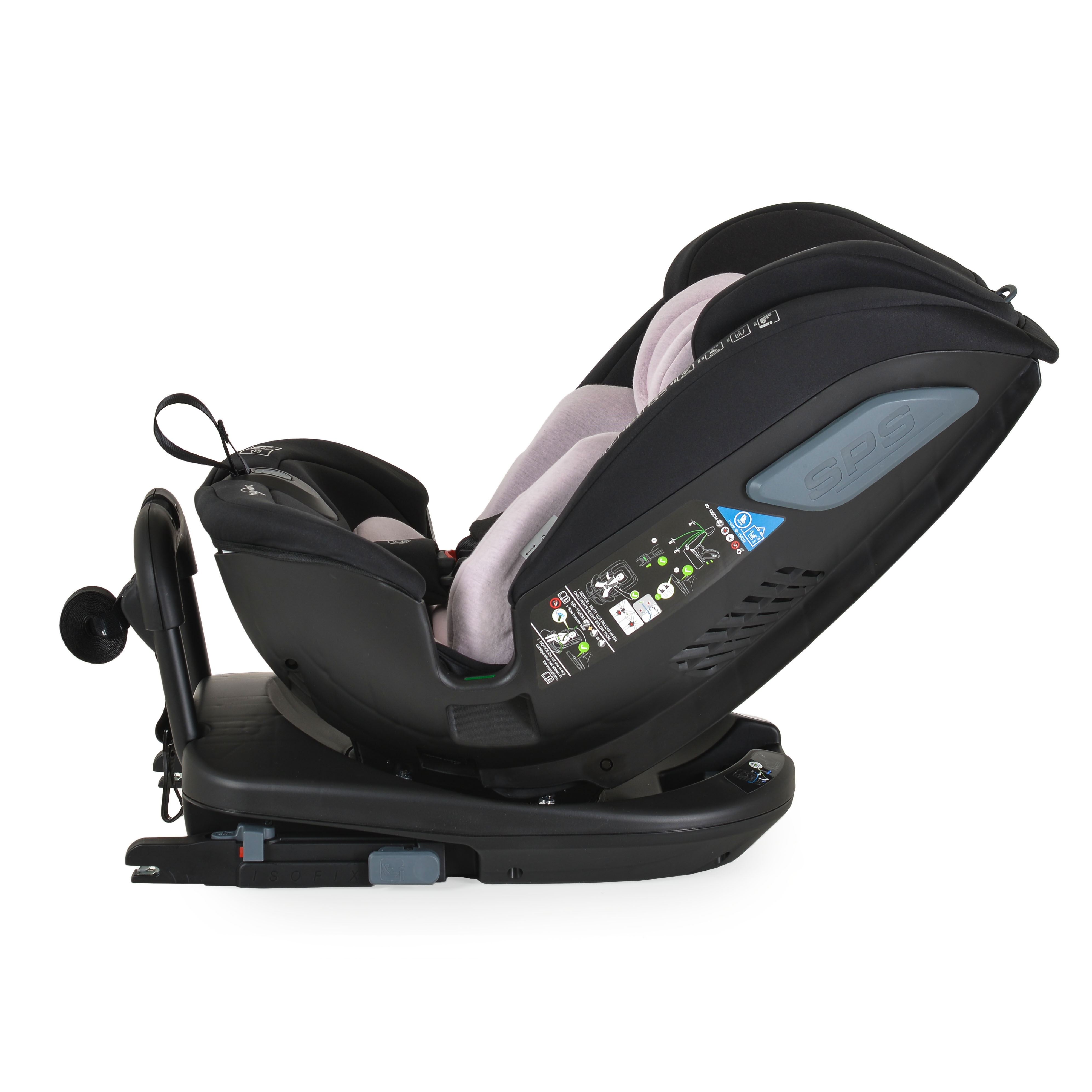 Baby car seat Gravity I-size 40-150cm pink
