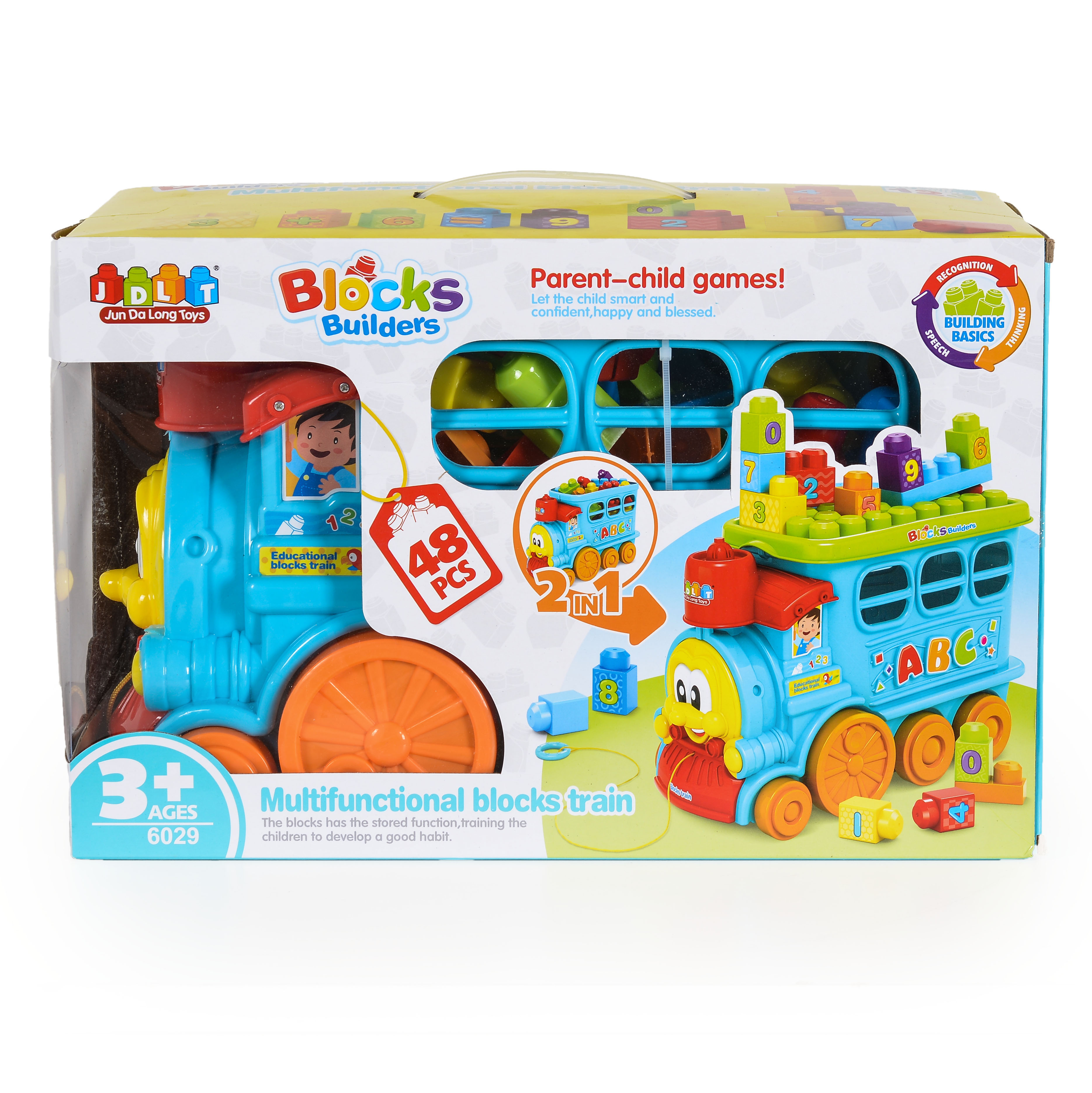 Building blocks Train 48 pcs 6029