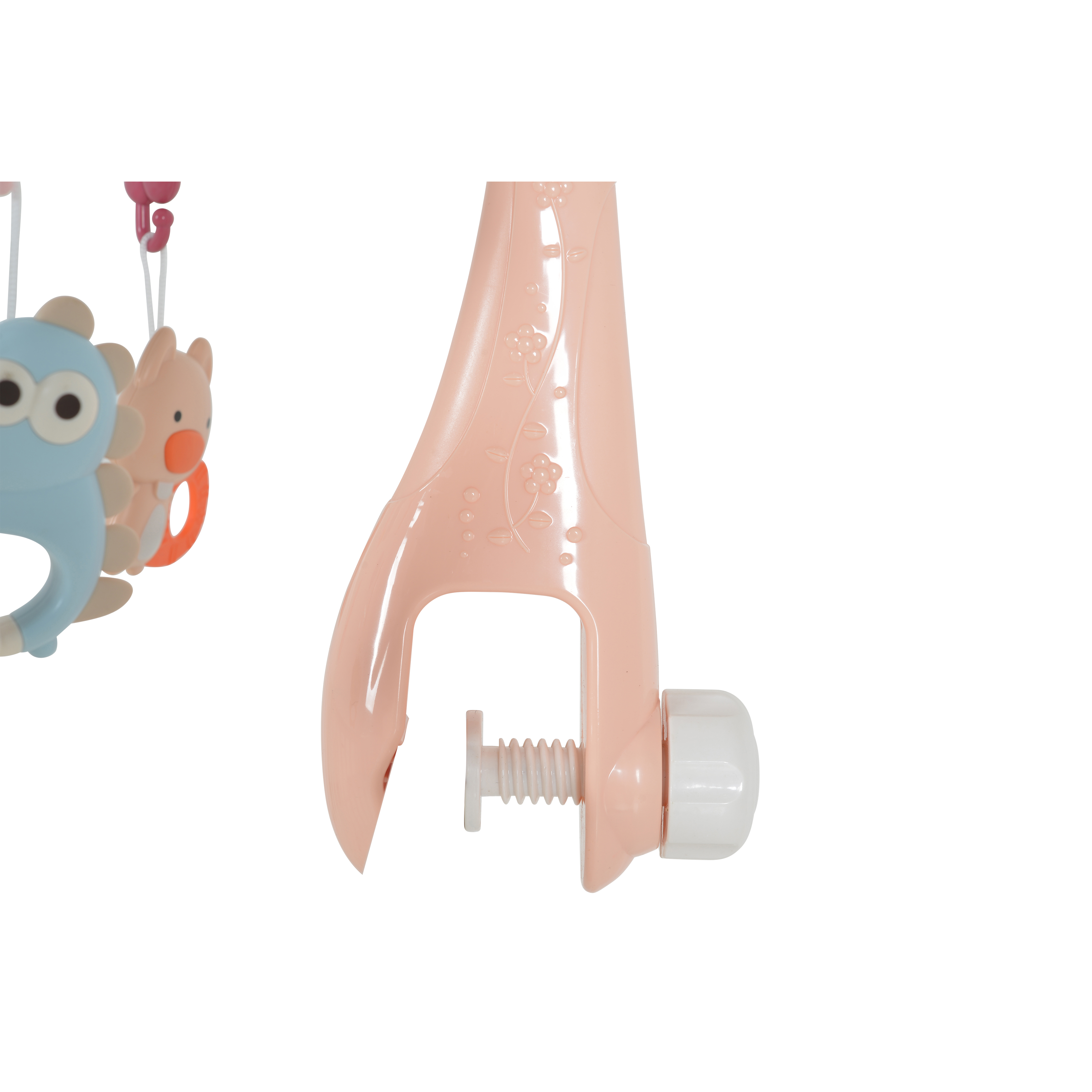 Baby bed bell Penguin pink