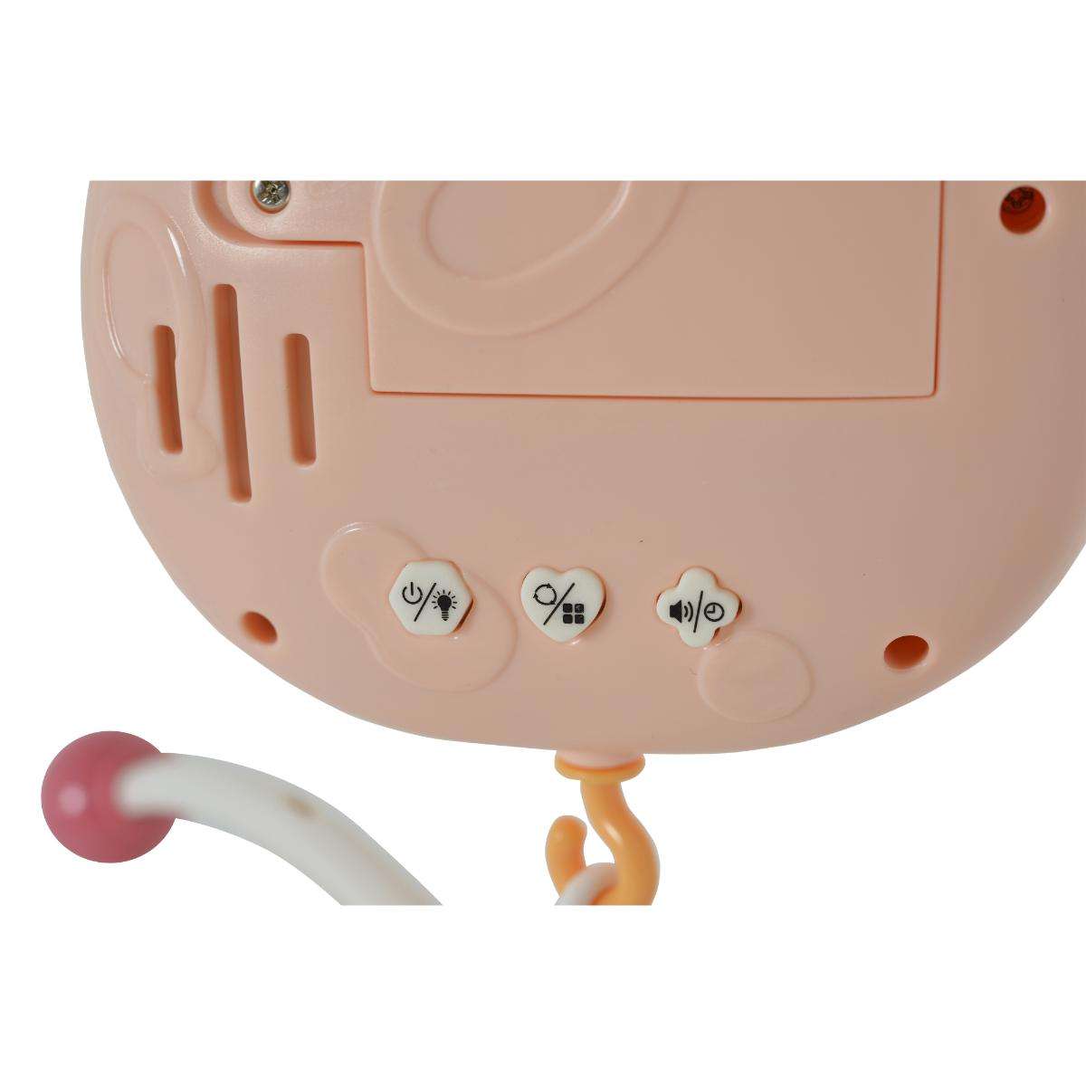 Baby bed bell Penguin pink