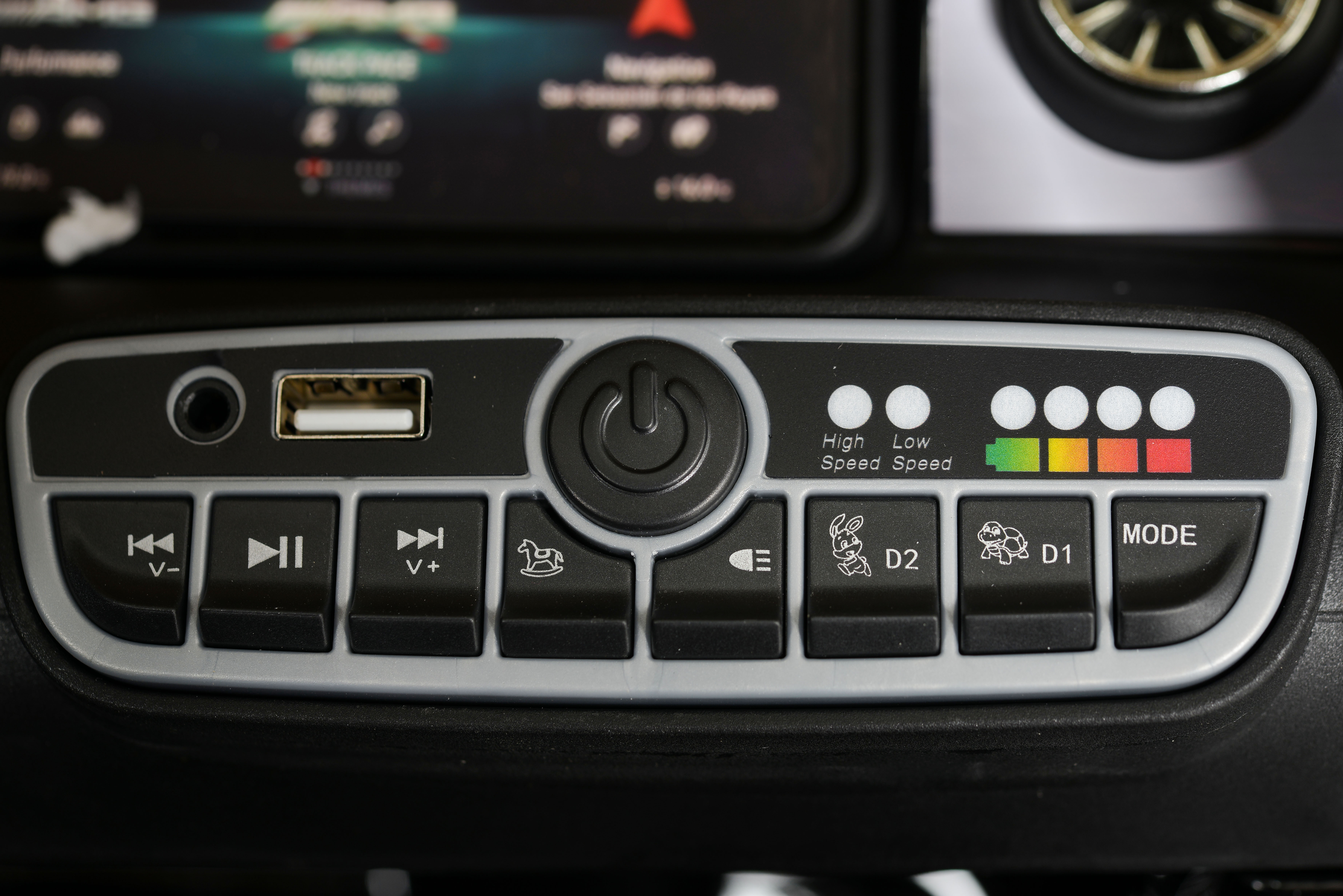 Battery car Mercedes-AMG CLA 45 metallic black