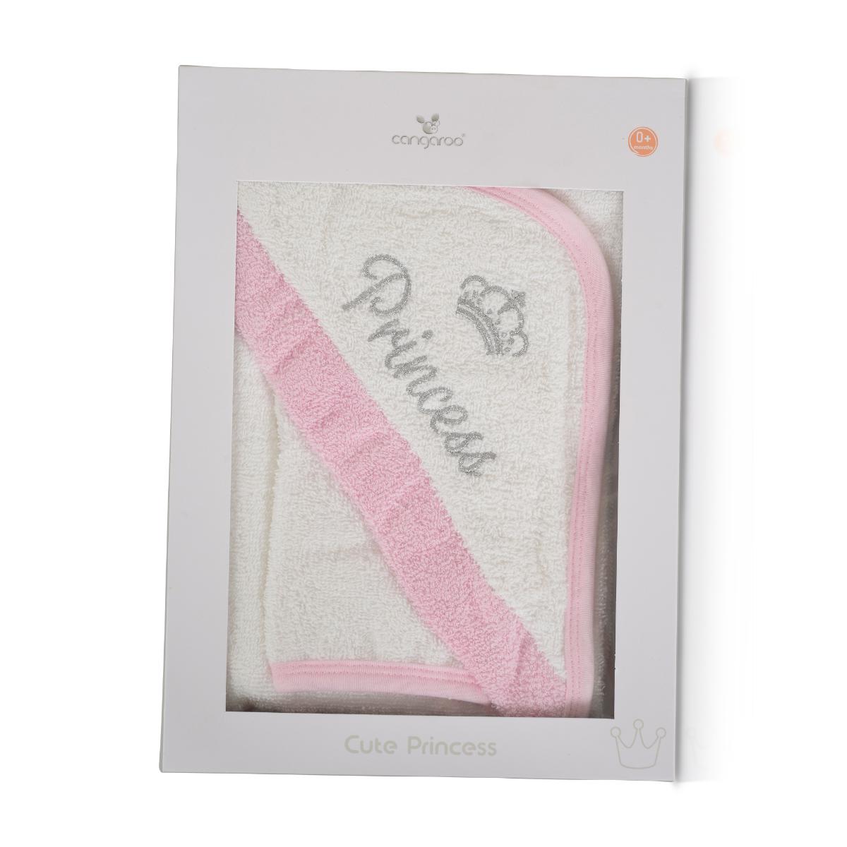 Baby towel Cure Princess 75/75 pink
