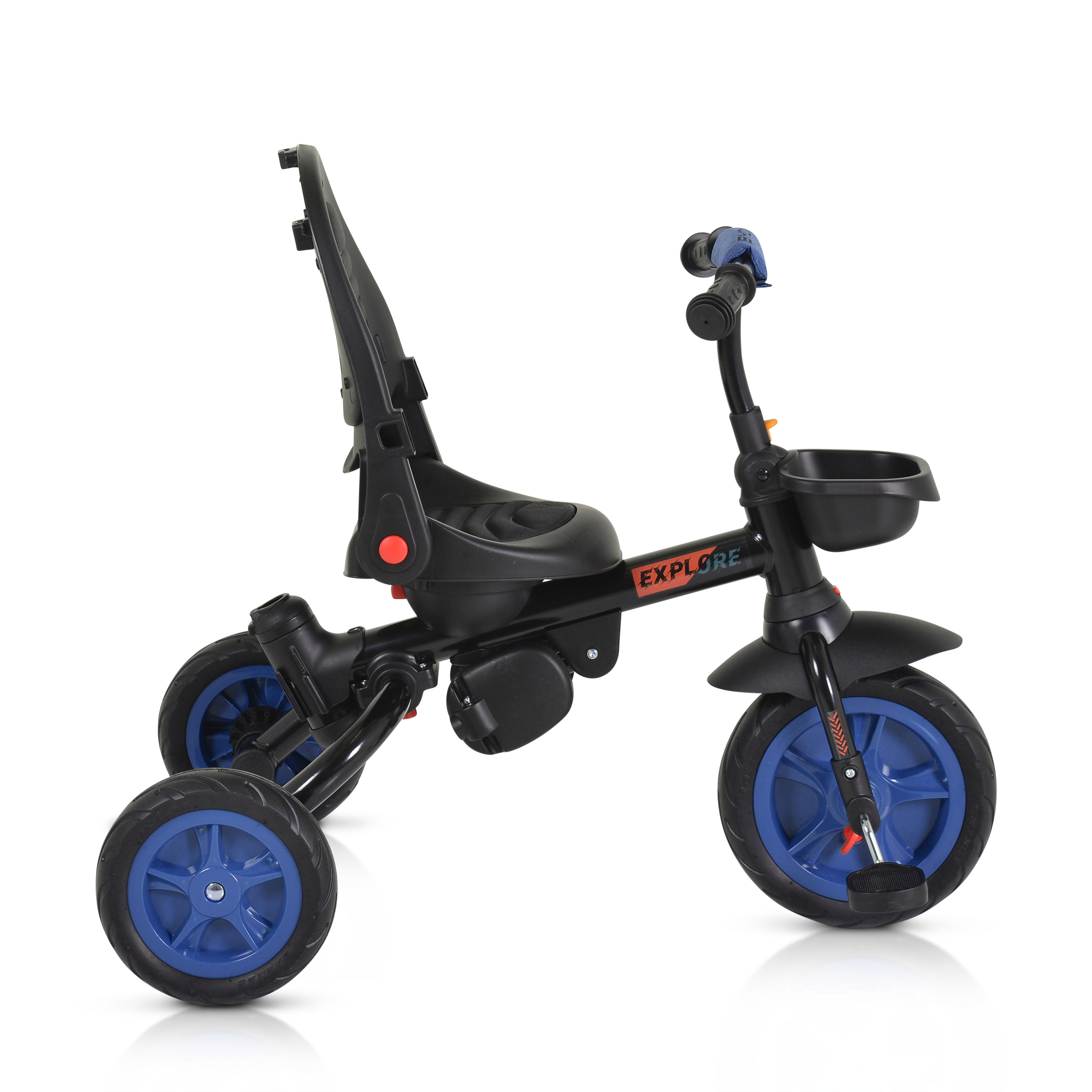 Tricycle Explore folding handlebar dark blue